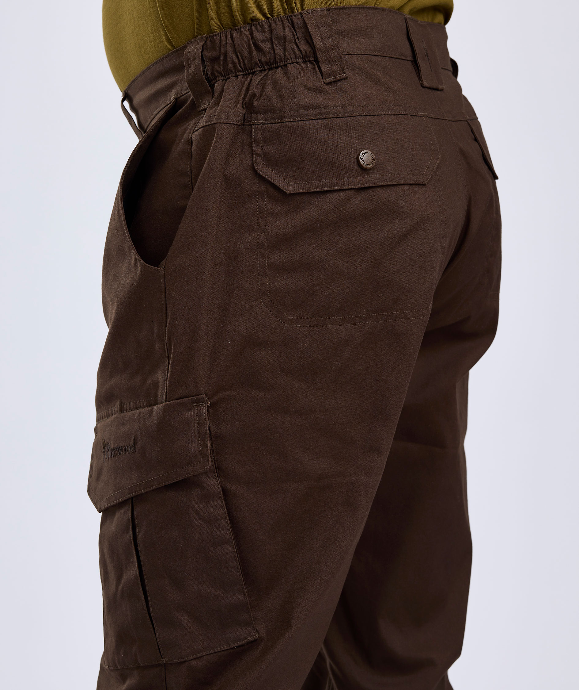 Pinewood Finnveden Outdoor bukser, Dark brown, large image number 4