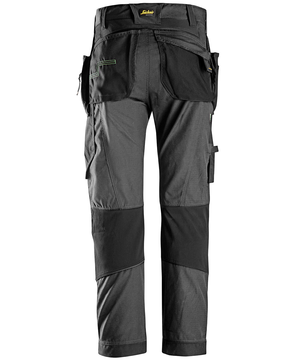 Snickers FlexiWork Handwerkerhose 6902, Stahlgrau/Schwarz, large image number 2