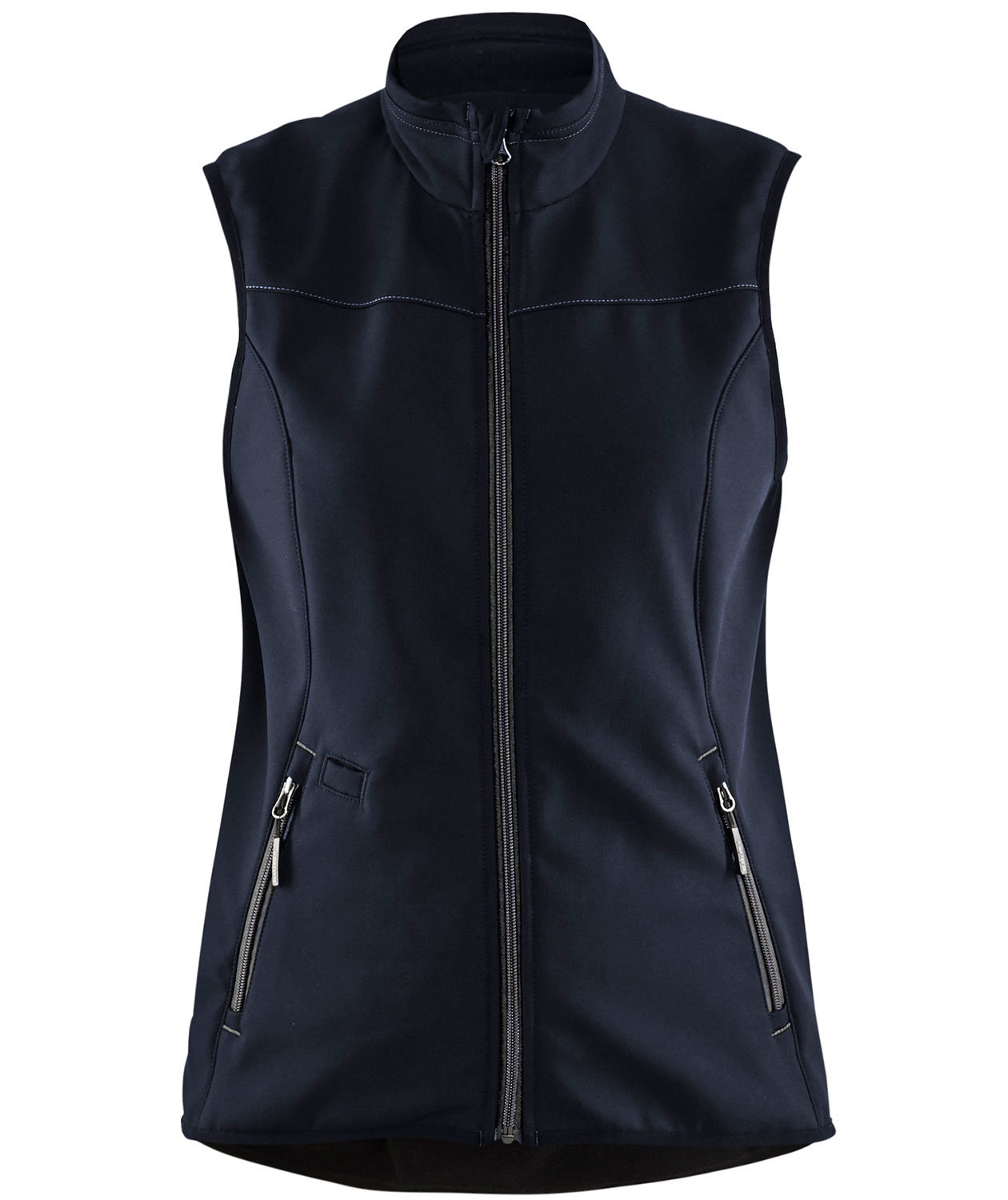 Bl&aring;kl&auml;der Unite softshell v&auml;st dam, Dark Marin/Svart