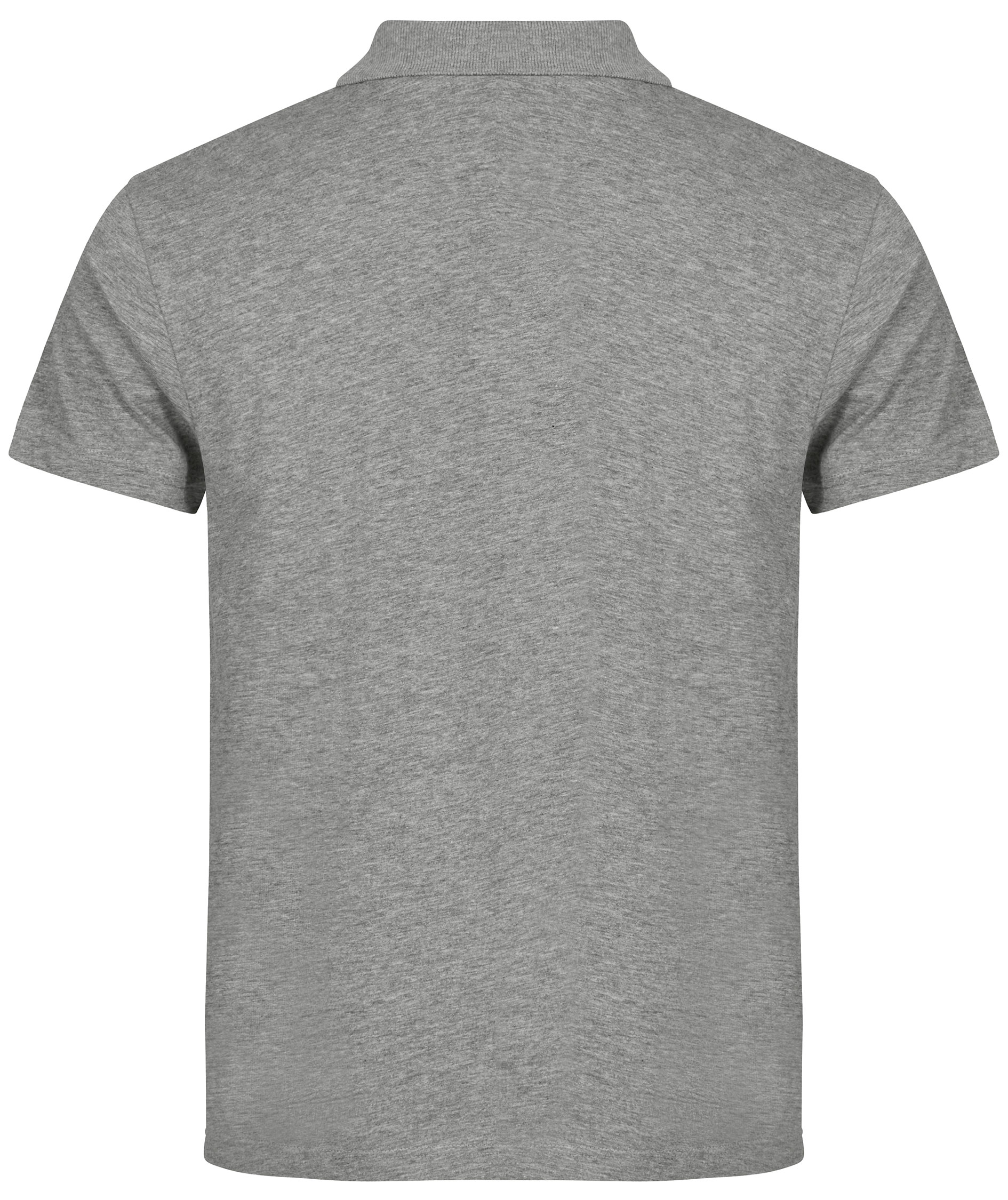 Clique Single Jersey Polo T-shirt, Grey melange 