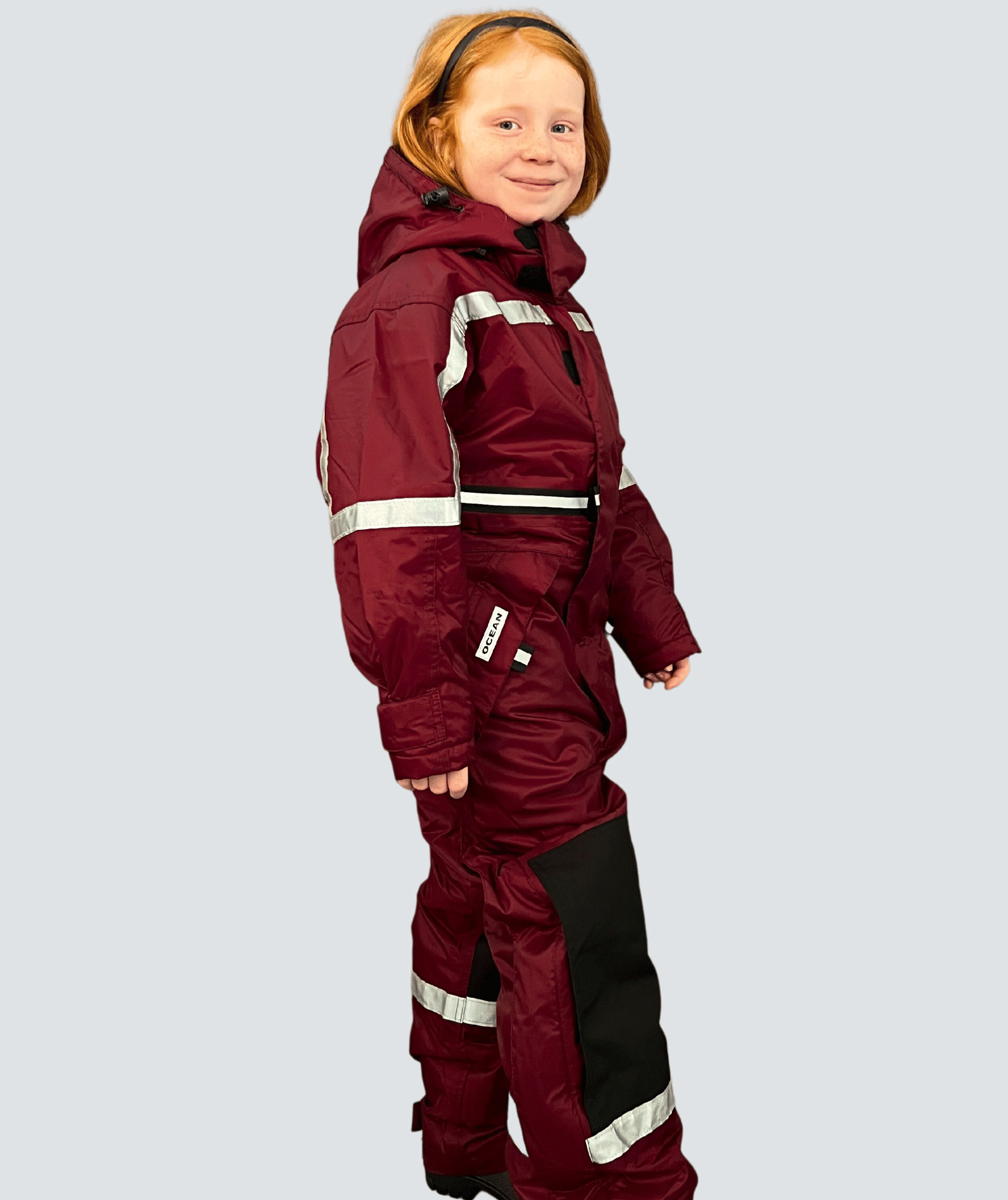 Ocean thermo coverall for kids, Carbarnet, large image number 5