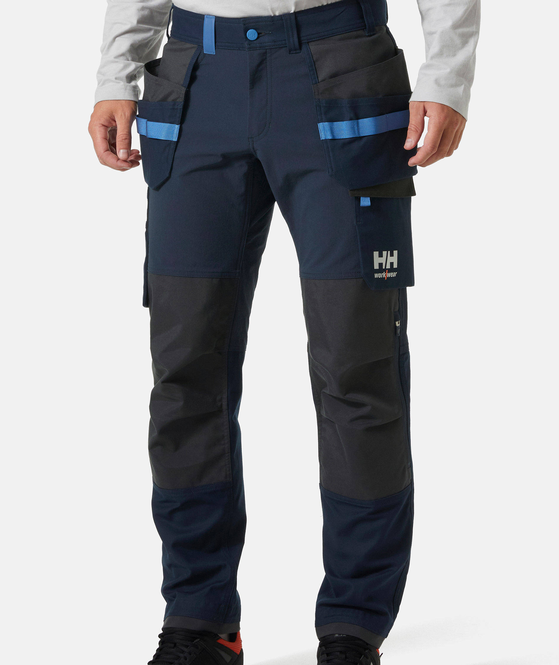 Helly Hansen Oxford 4X h&aring;ndverksbukse full stretch, Navy/Ebony