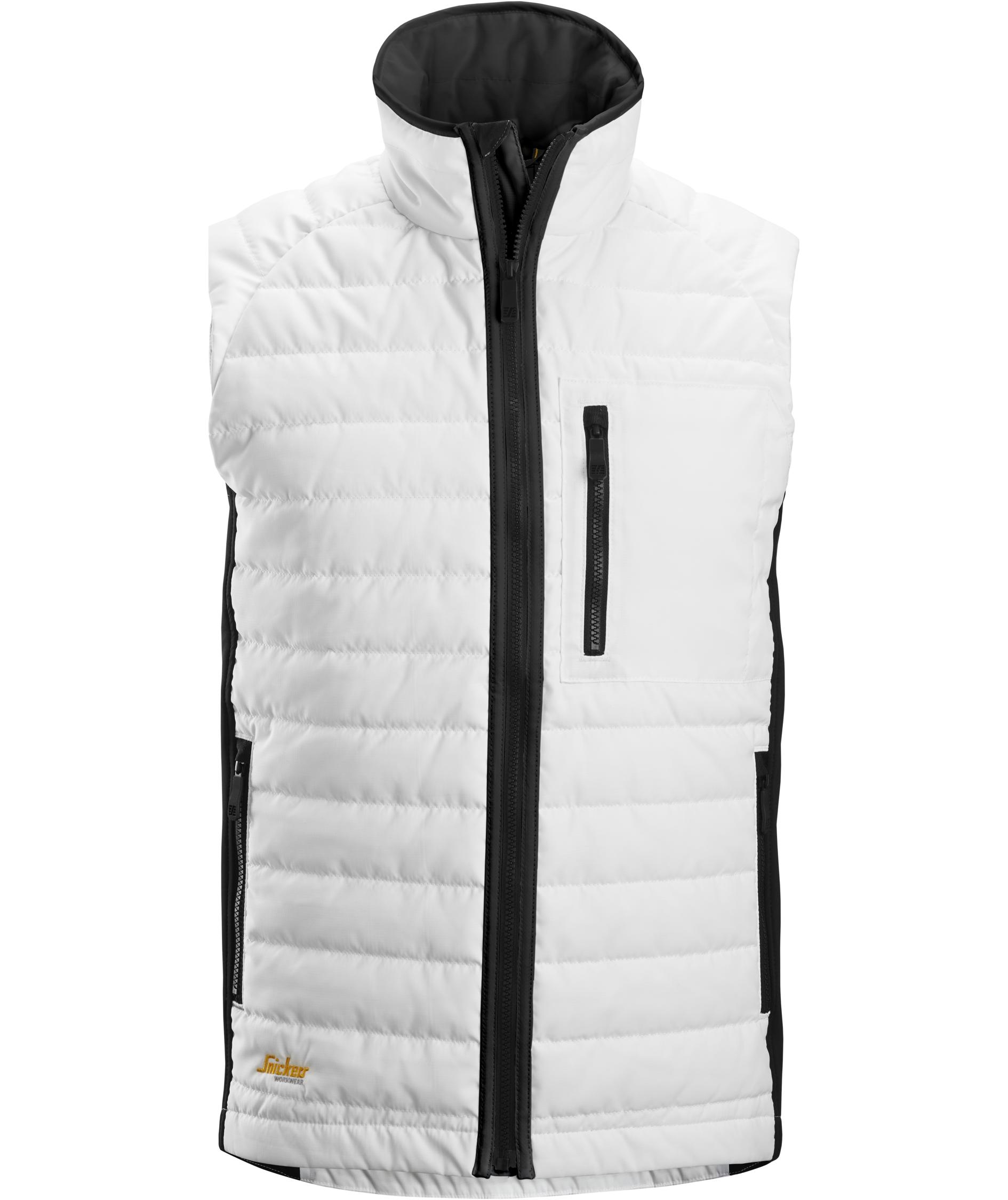 Snickers AllroundWork 37.5&reg; insulator v&auml;st, White/black, White/black, swatch