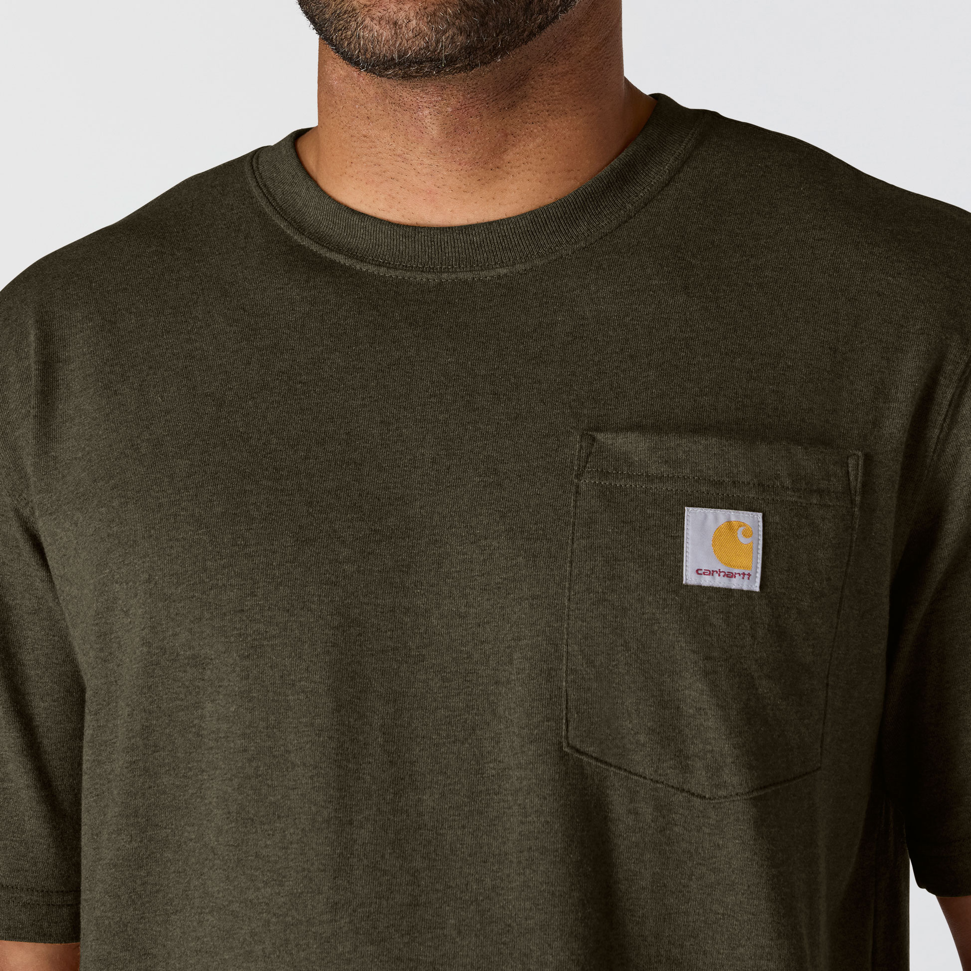 Carhartt Dearborn T-shirt, Burnished Logs Heather, large image number 2