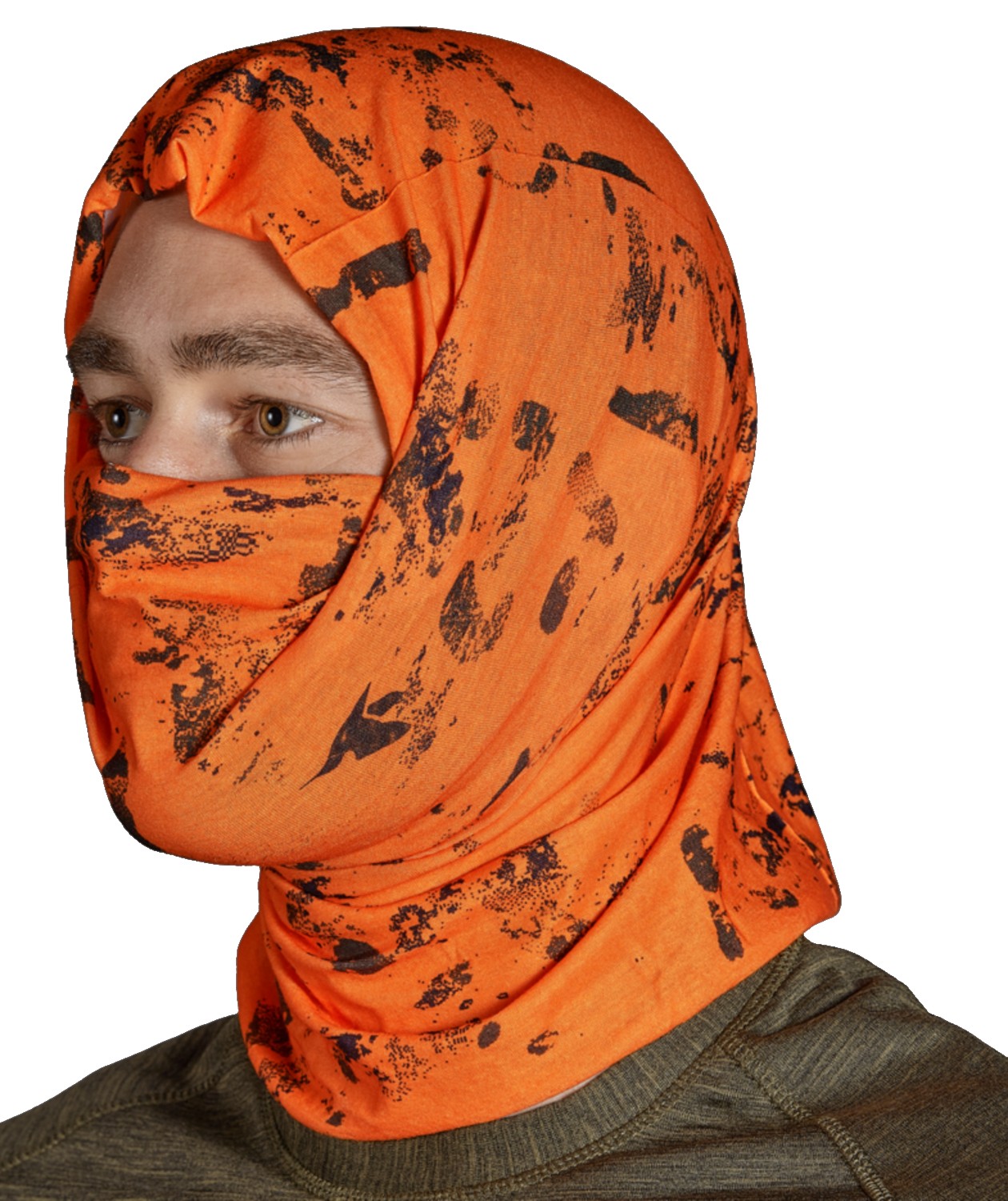 Seeland 2er-pack Halsw&auml;rmer, Pine green/InVis Orange blaze, Pine green/InVis Orange blaze, large image number 3