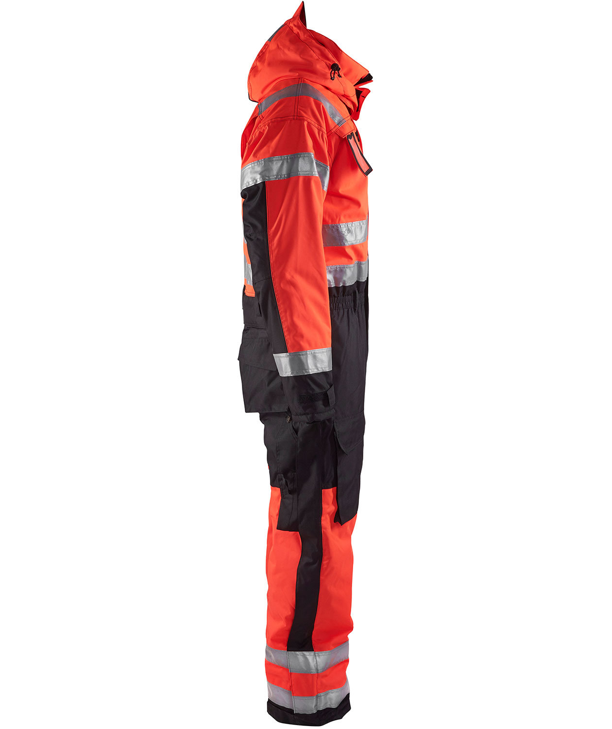 Bl&aring;kl&auml;der Winteroverall, Hi-vis Rot/Schwarz, large image number 3
