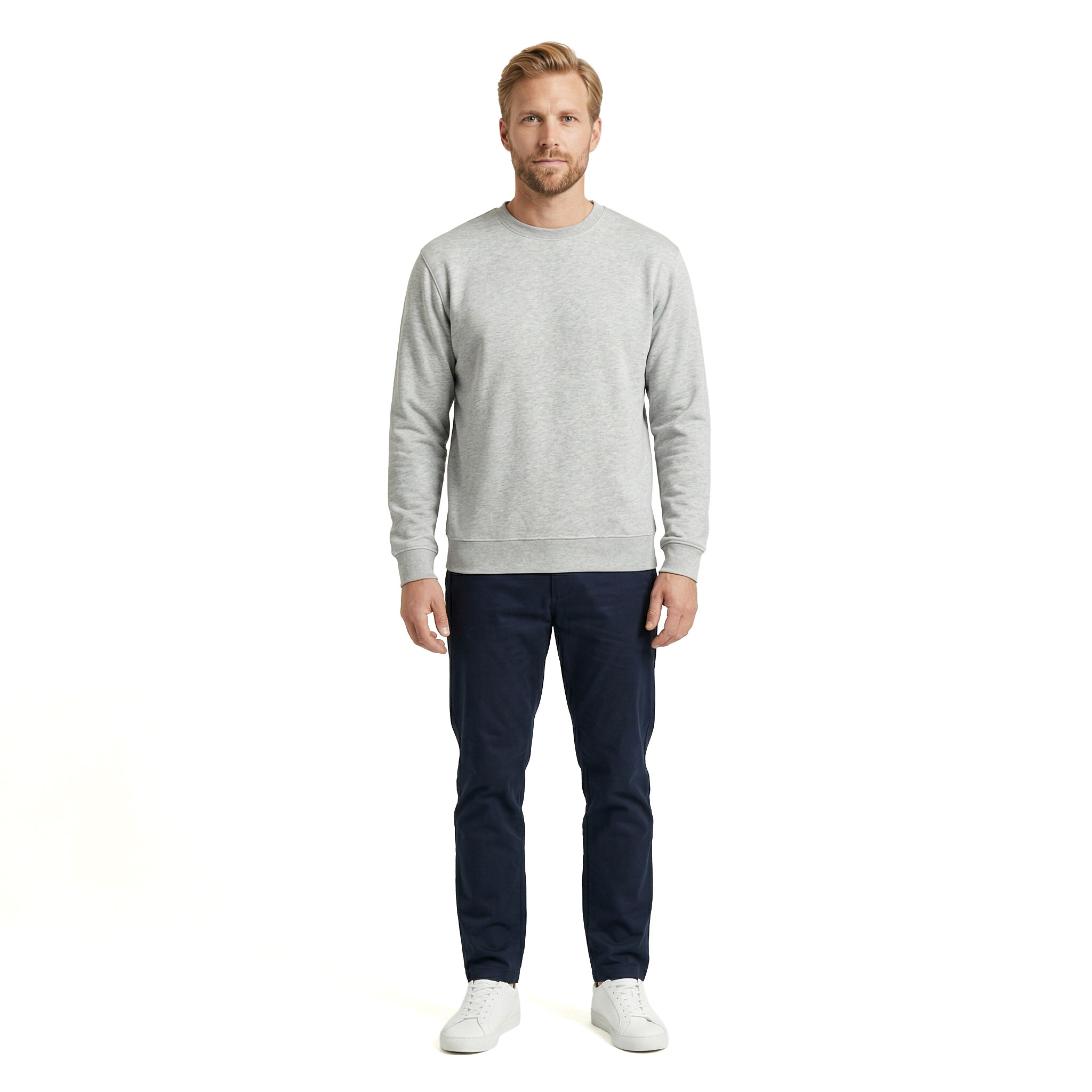 Tee Jays Power Sweatshirt, Heather Grey, large image number 2