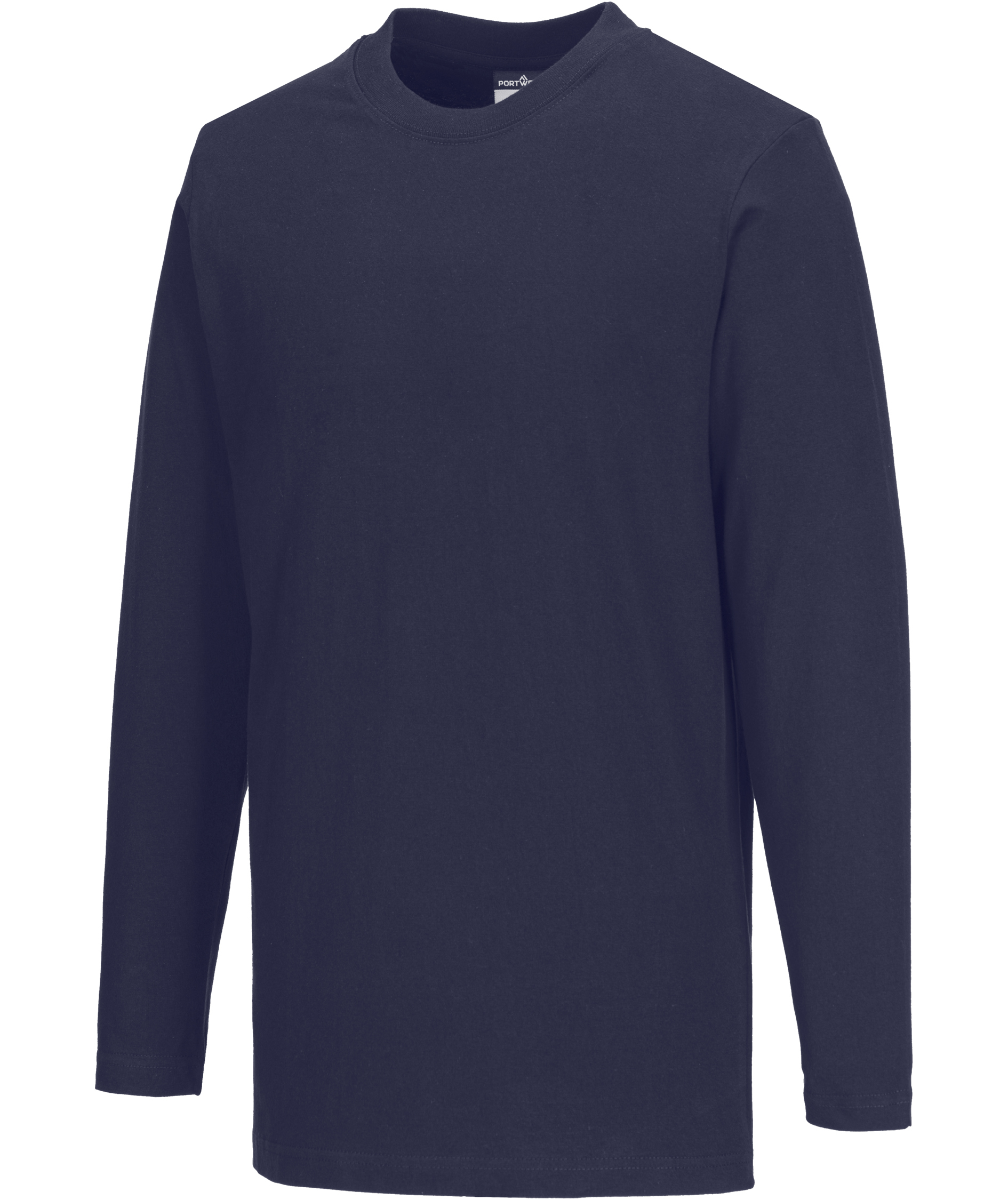 Portwest l&aring;ng&auml;rmad T-shirt, Marinbl&aring;, large image number 2