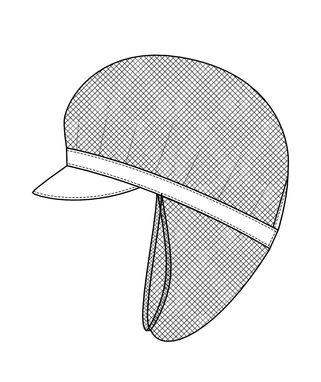 Kentaur caps med h&aring;rnett, HACCP-godkjent