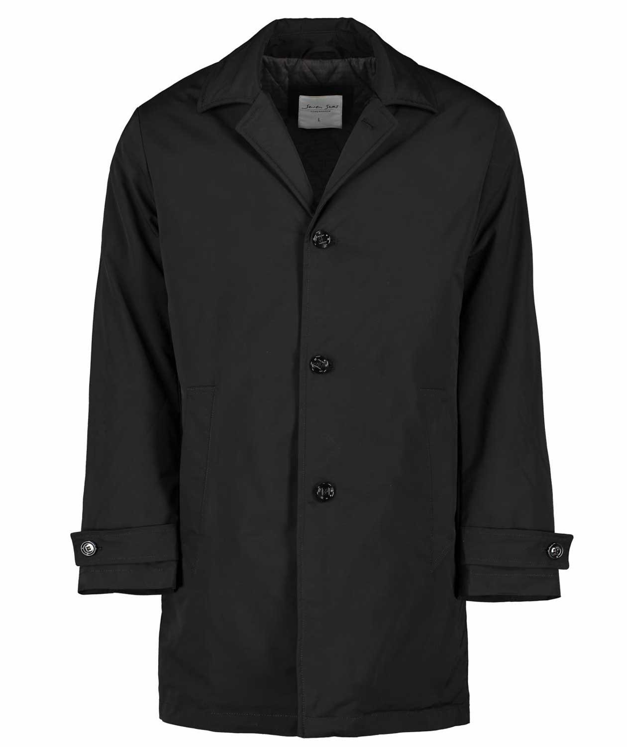 Seven Seas The Car Coat rockar, Svart