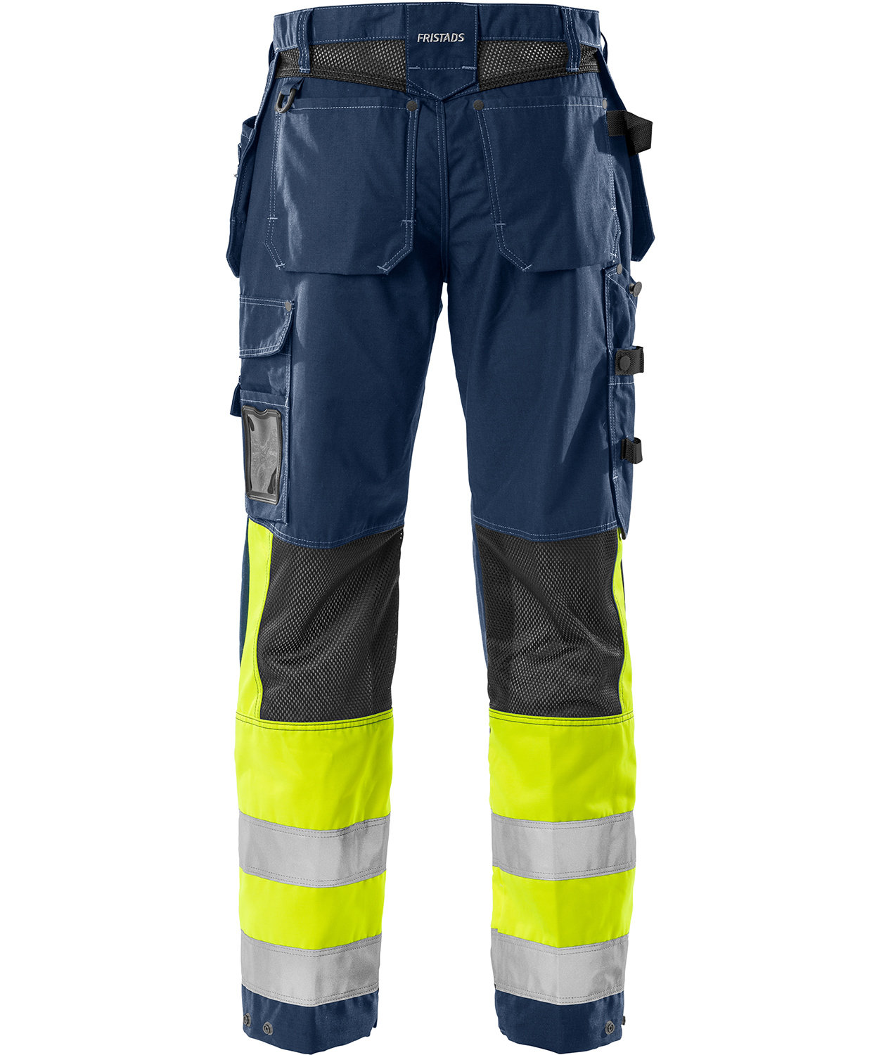 Fristads hantverksbyxa 2093, Marin/Hi-Vis gul