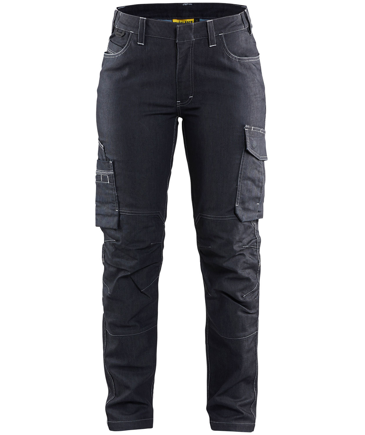 Bl&aring;kl&auml;der dame arbejdsbukser, Marine