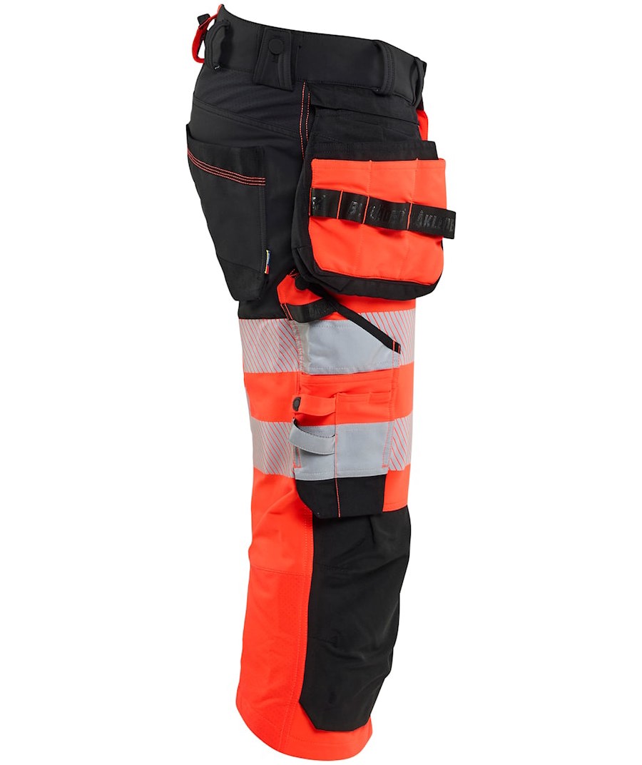 Bl&aring;kl&auml;der craftsman knickers full stretch, Hi-Vis red/black, large image number 2
