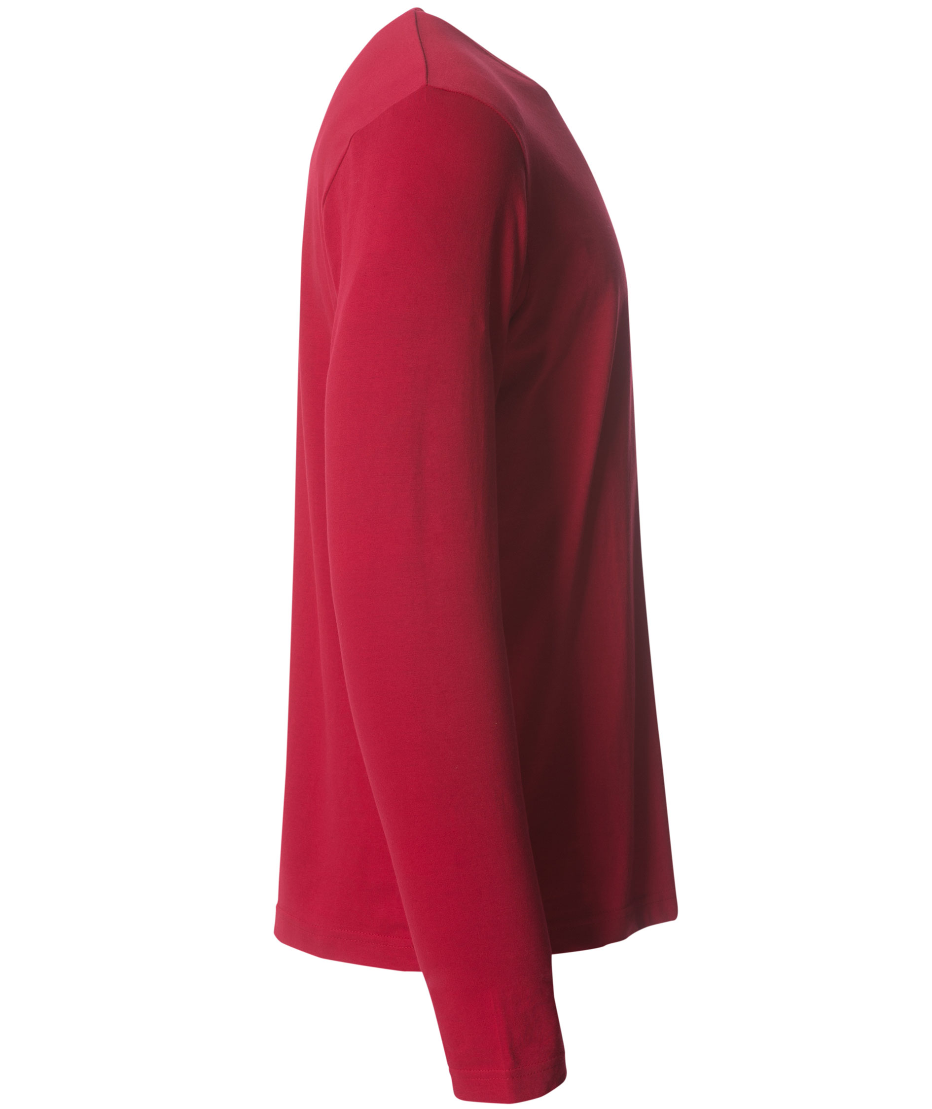 Clique Basic-T lang&aelig;rmet T-shirt, Red, large image number 2