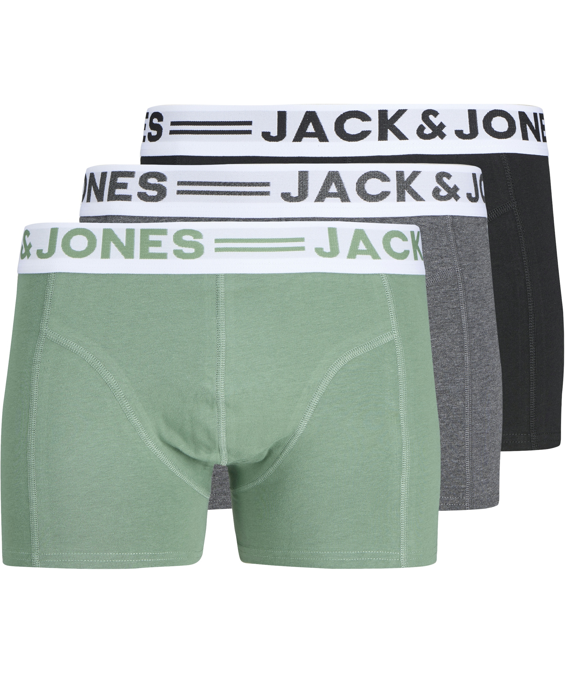 Jack & Jones Sense 3-pack kalsonger, Dark Ivy