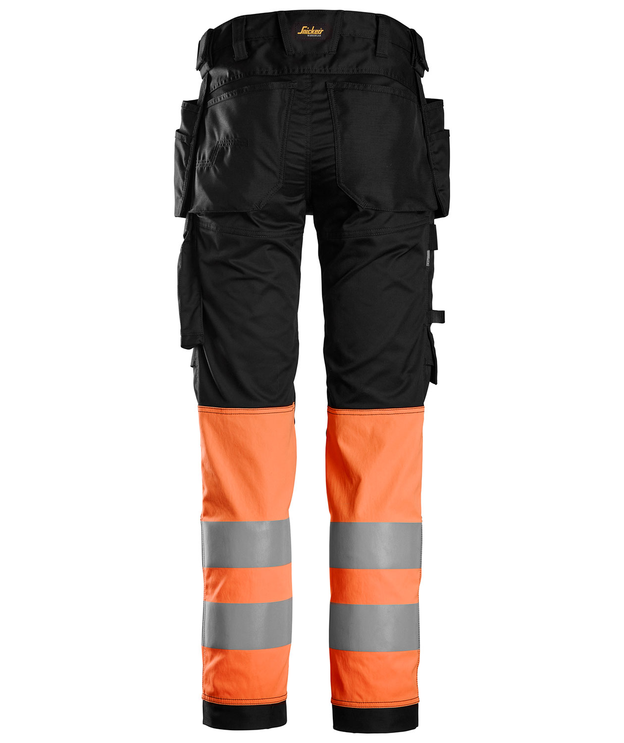 Snickers AllroundWork hantverksbyxa 6234, Svart/Hi-vis Orange, large image number 1