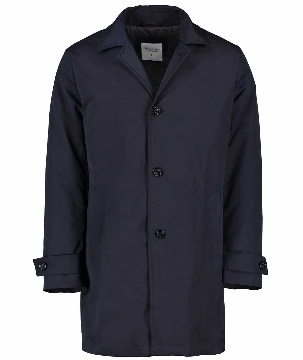 Seven Seas The Car Coat rockar, Navy
