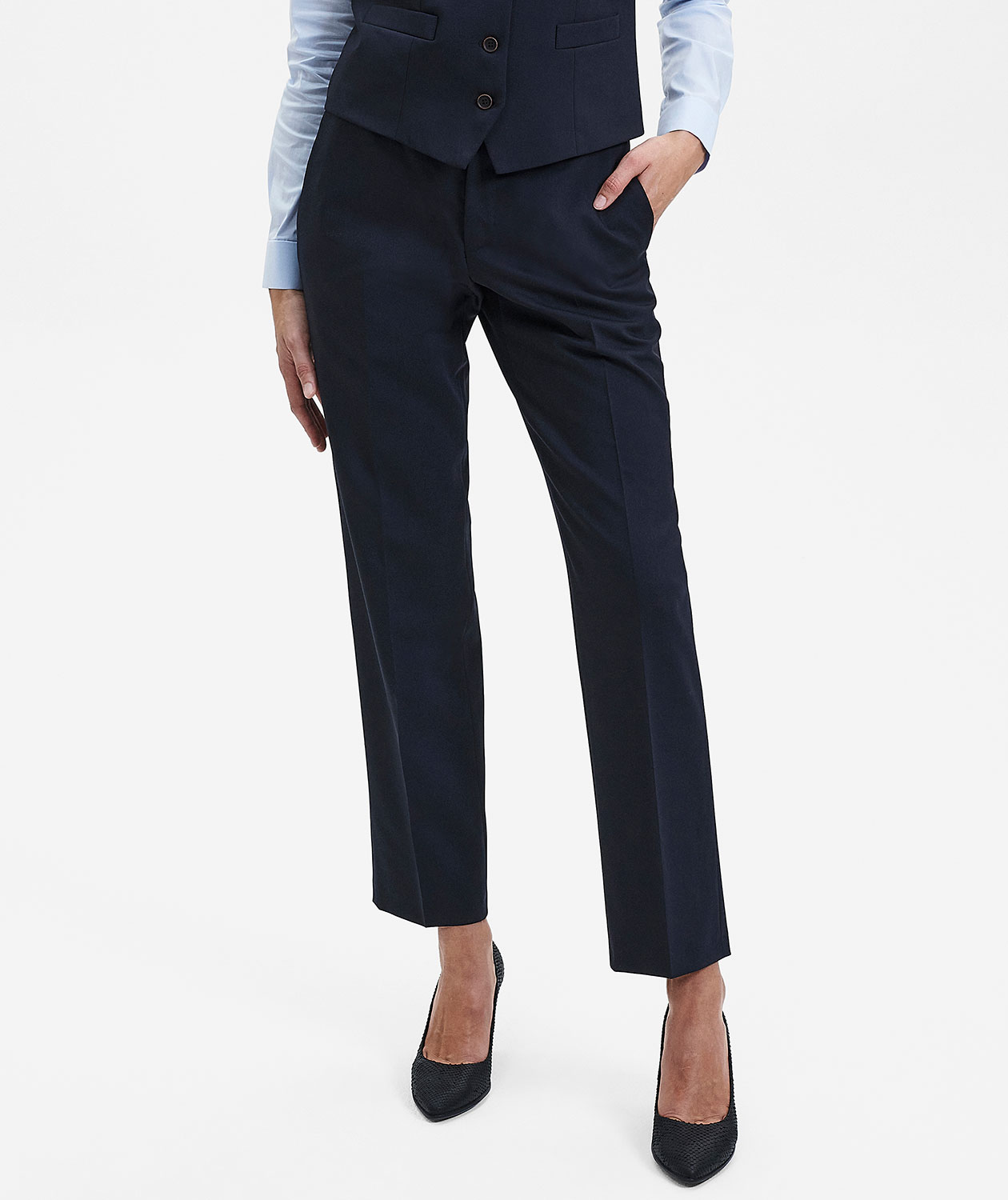 Sunwill Traveller Bistretch Regular Fit Damenhose, Navy