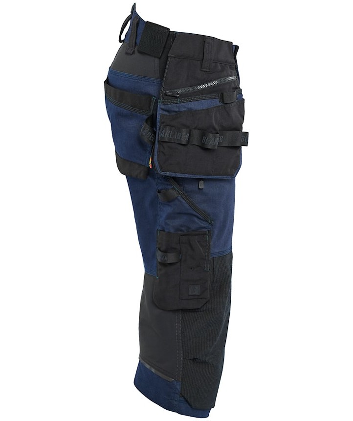 Bl&aring;kl&auml;der Striker hantverkspiratbyxa, Dark Marin/Svart, large image number 2