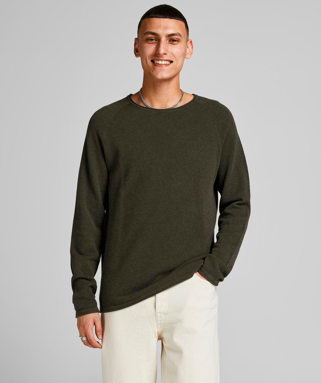 Jack & Jones JJEHILL stickad tr&ouml;ja
