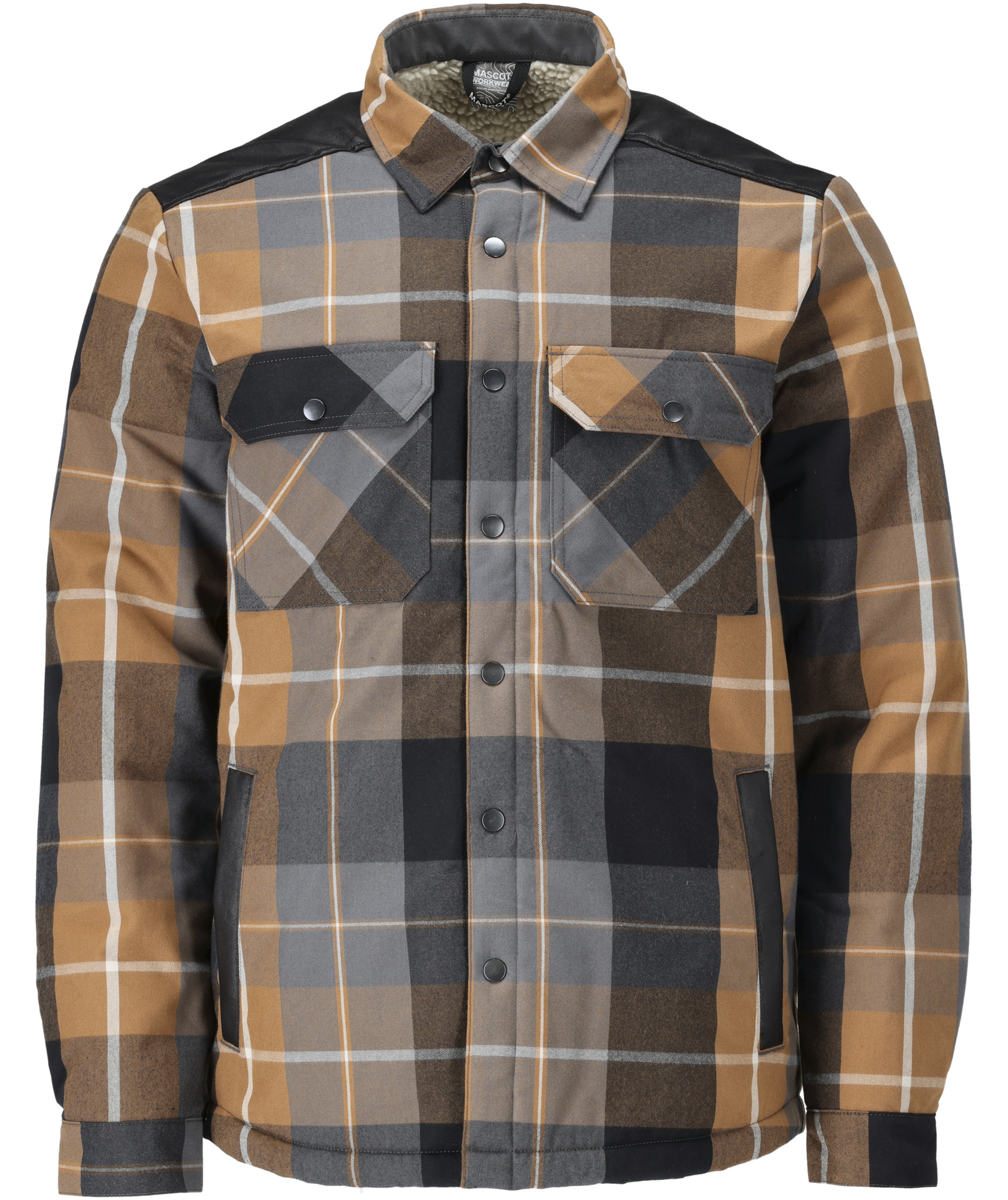 Mascot Customized flanell skjortejakke, N&oslash;ttebrun, N&oslash;ttebrun, swatch
