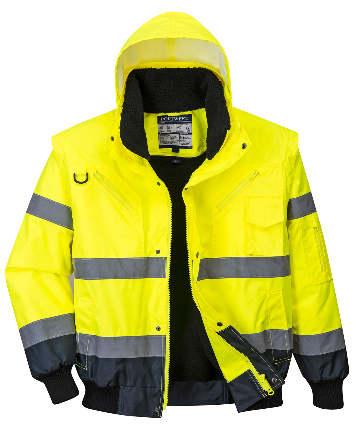 Varsel yellow/marinbl&aring;