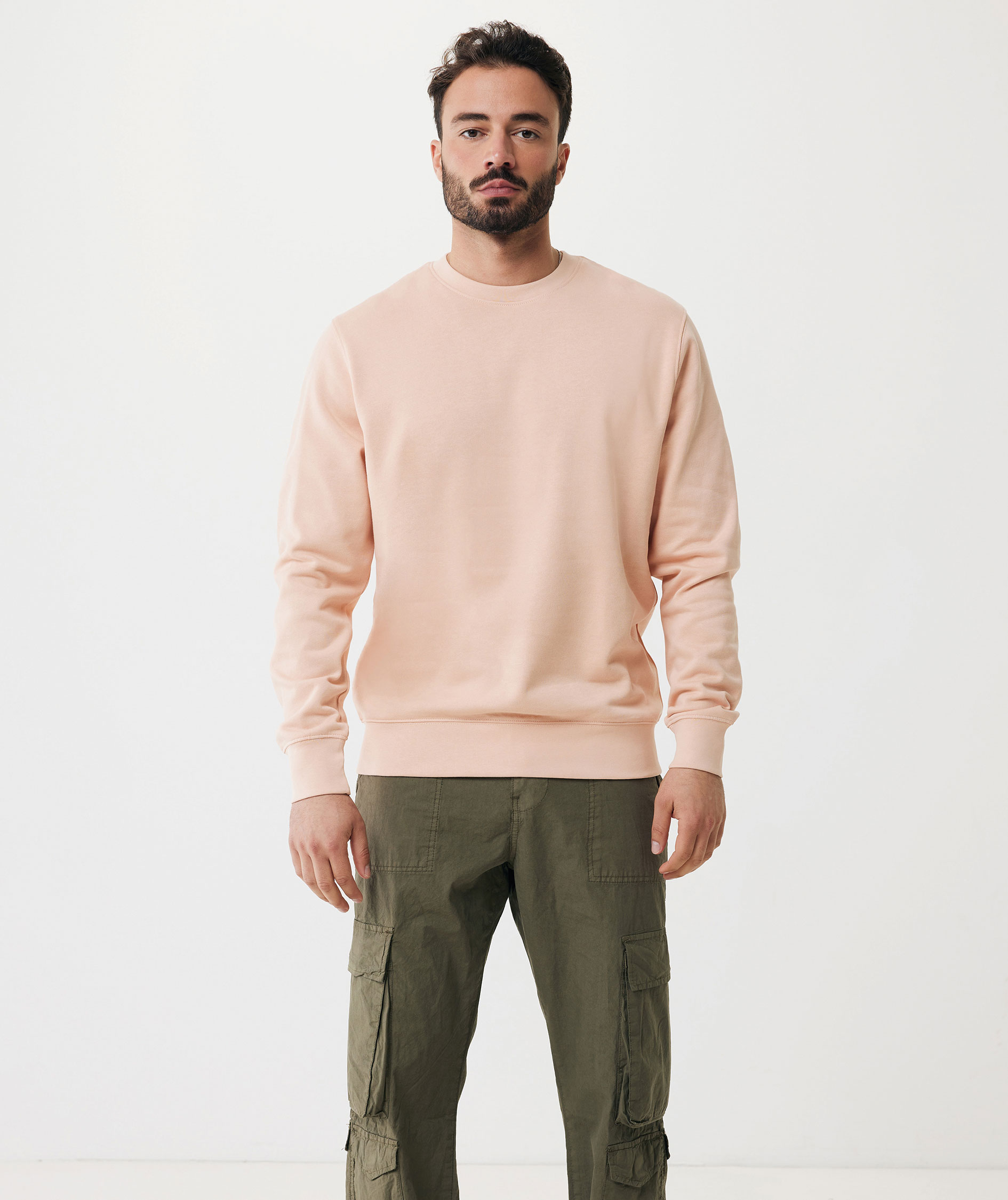 Iqoniq Etosha sweatshirt, Peach Nectar