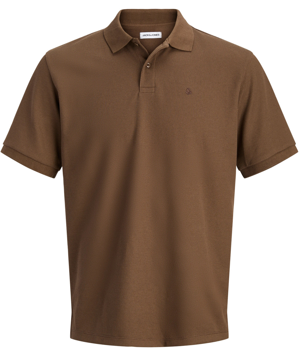 Jack & Jones JJEAUSTIN Polo shirt, Cocoa, Cocoa, swatch