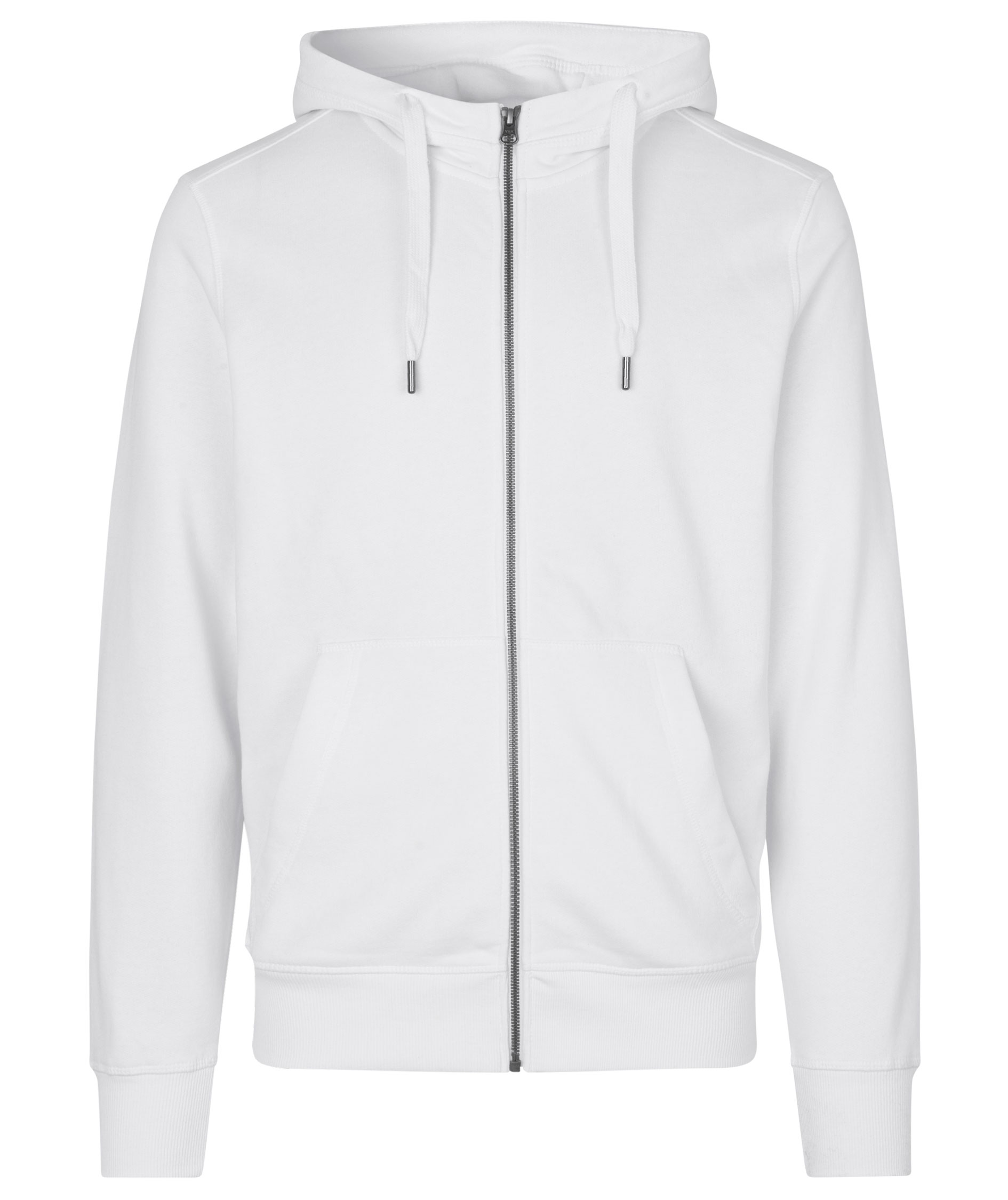ID Core hoodie med dragkedja, Vit, Vit, swatch