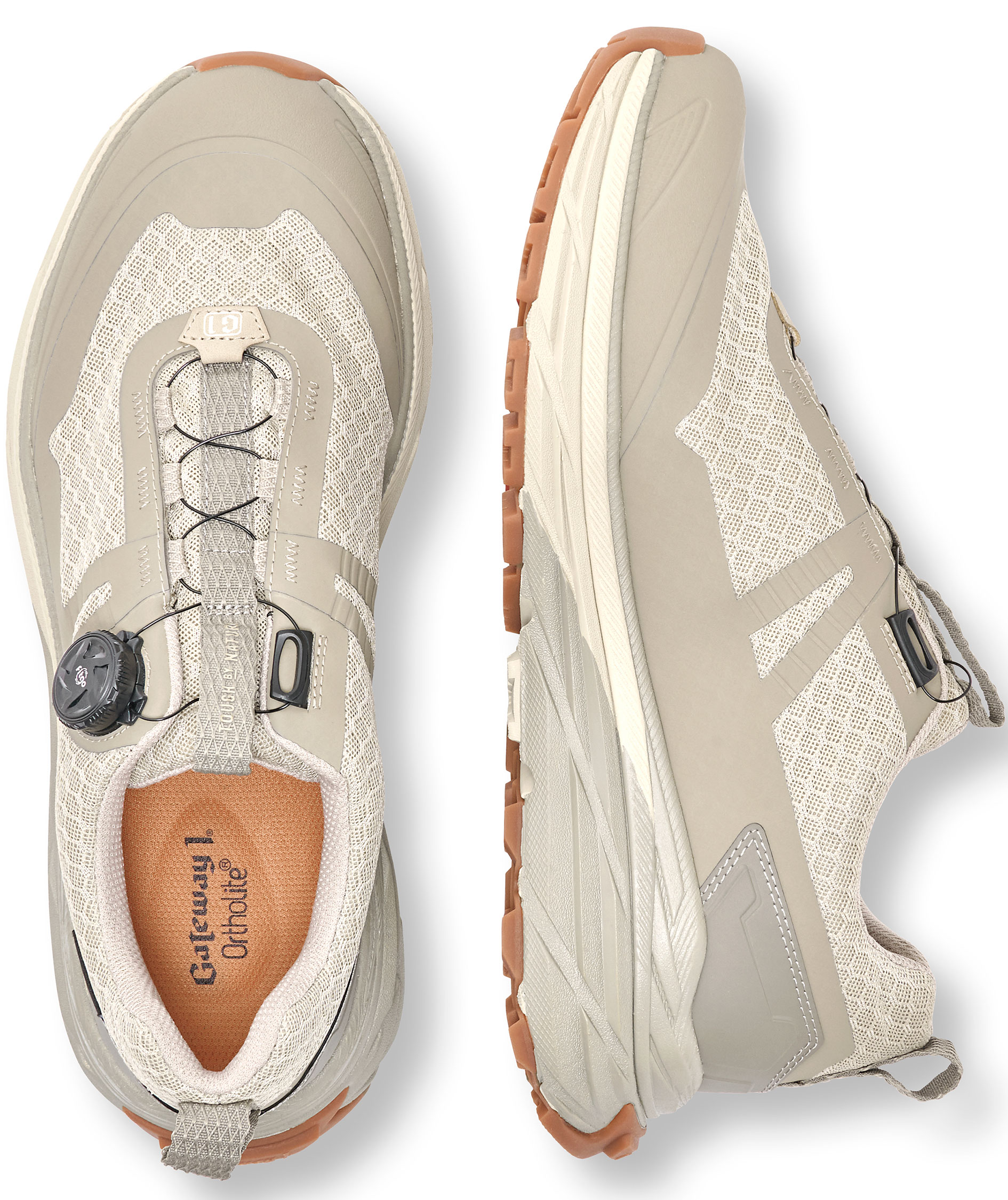 Gateway1 Cirrus 3" G1&reg; speed-lacing&trade; vandrarskor, Beige, large image number 1