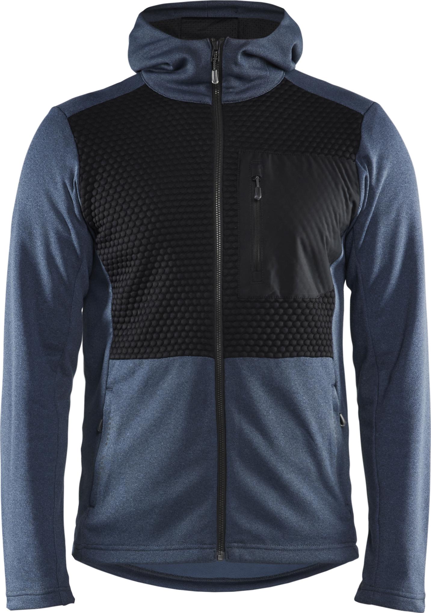 Dammigt bl&aring;/svart