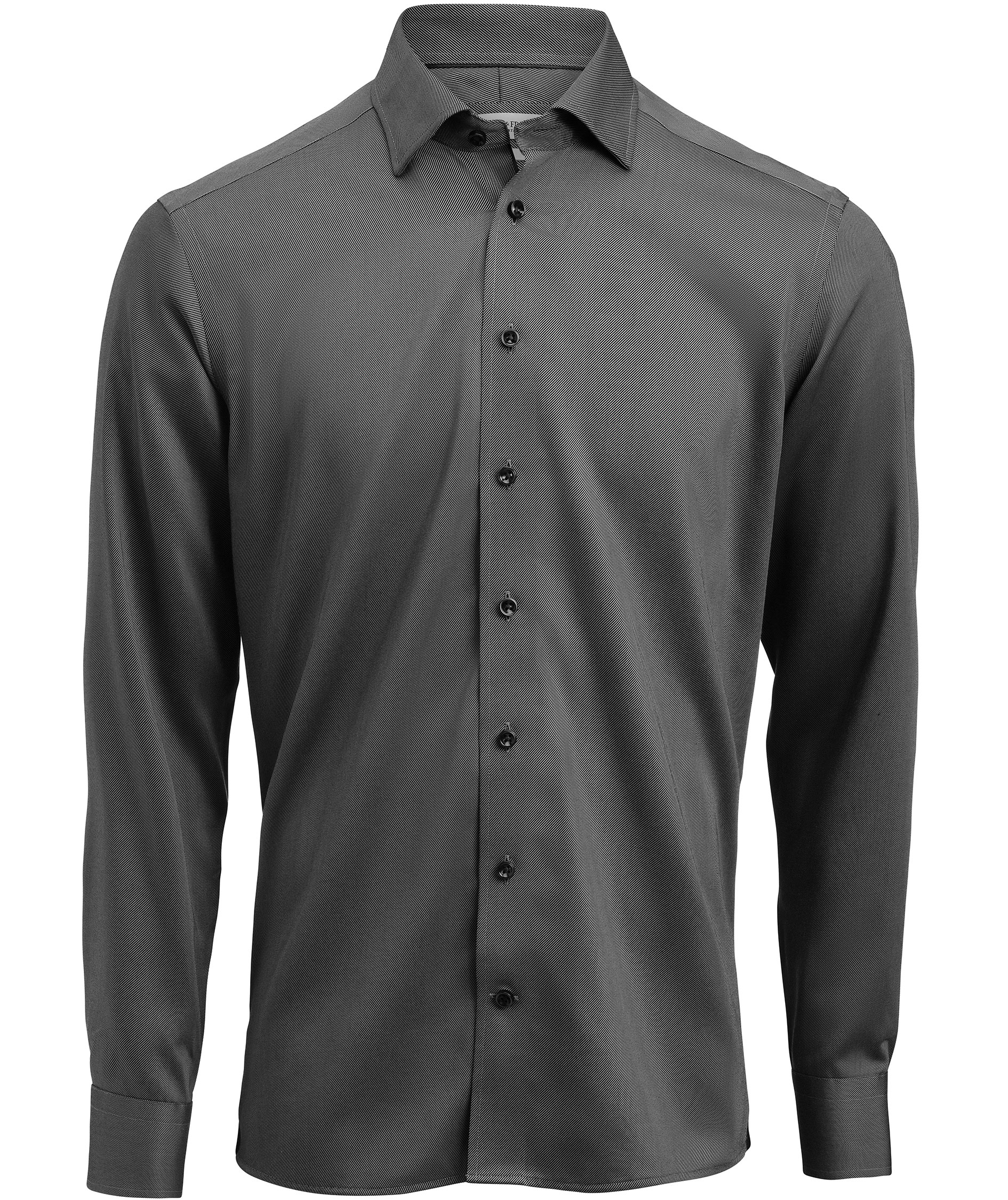 J. Harvest & Frost Red Bow slim fit skjorta, Dark Grey