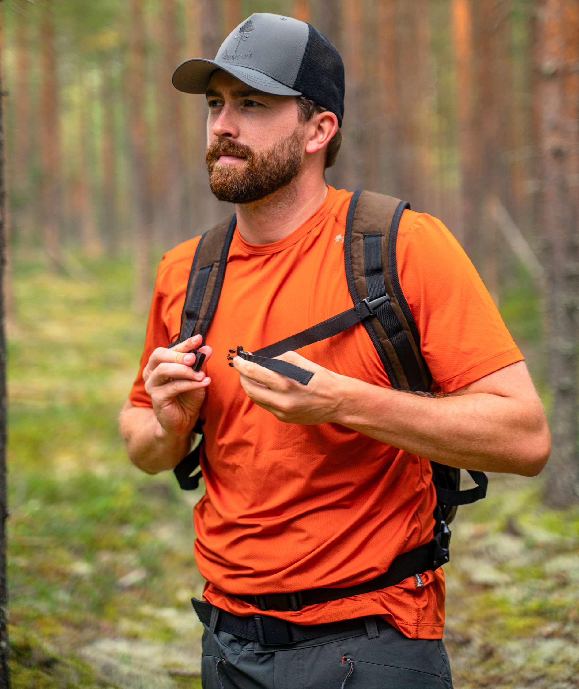 Pinewood Function T-shirt, Burned Orange, large image number 1