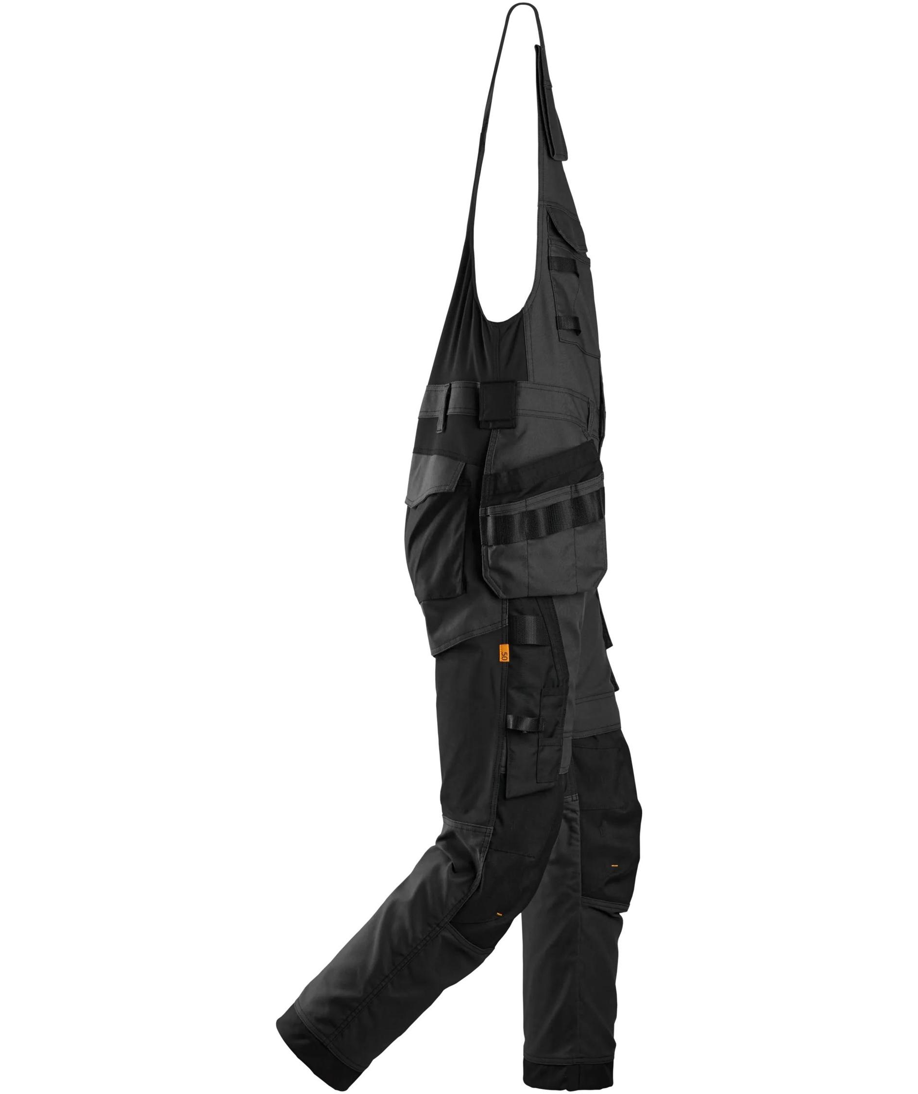 Snickers craftsman one-piece trousers 6014, Black, large image number 2