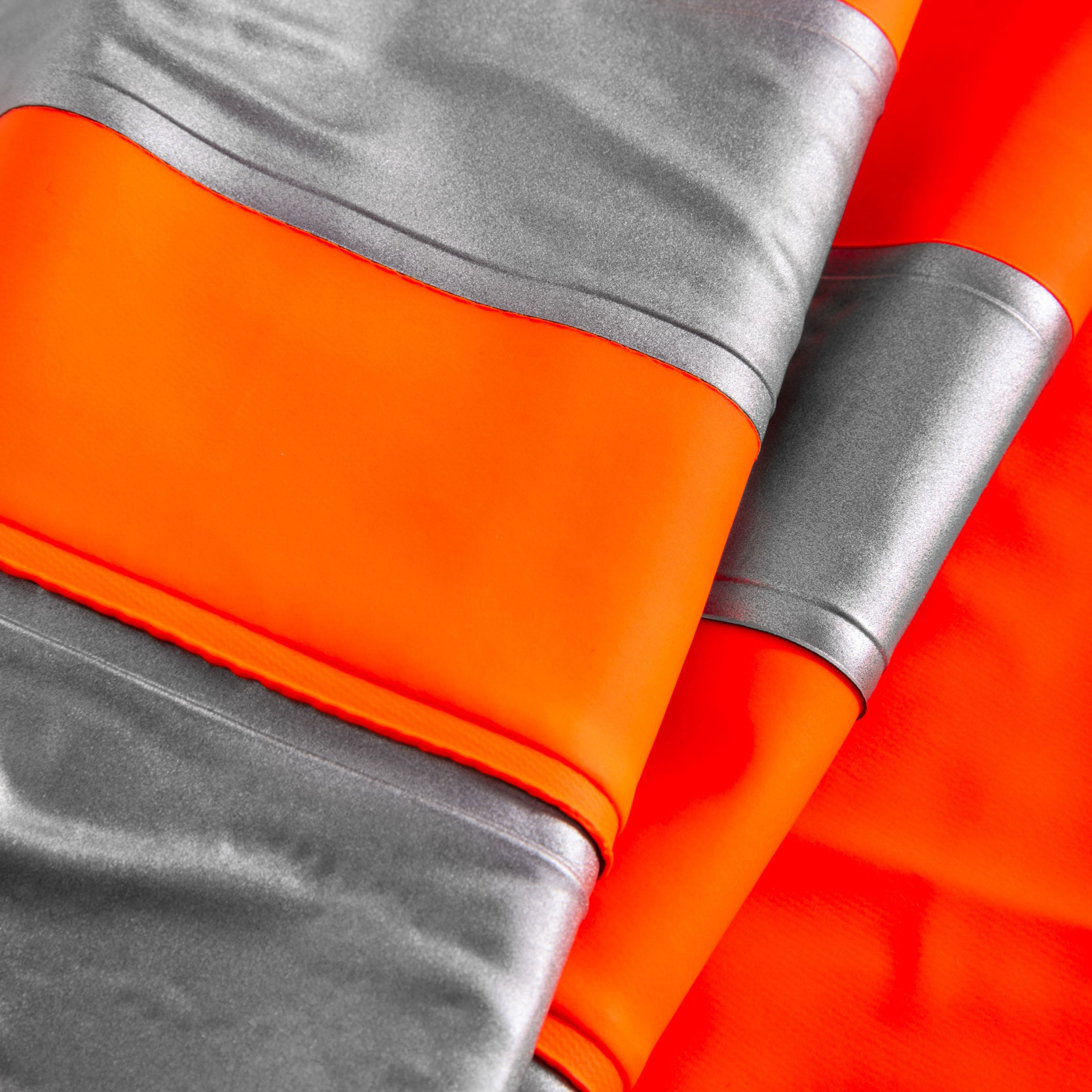 Lyngs&oslash;e Multinorm regnbyxa, Varsel Orange/Marinbl&aring;, large image number 2