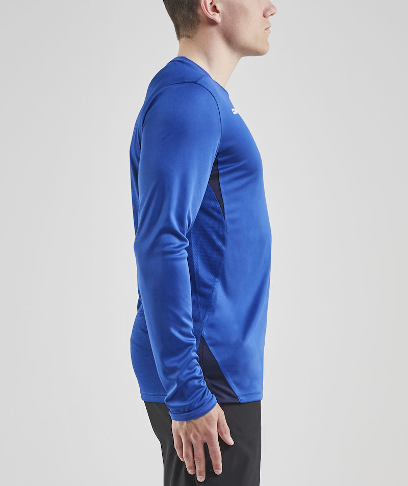 Craft Pro Control Impact langermet T-skjorte, Navy/Club cobolt, large image number 4