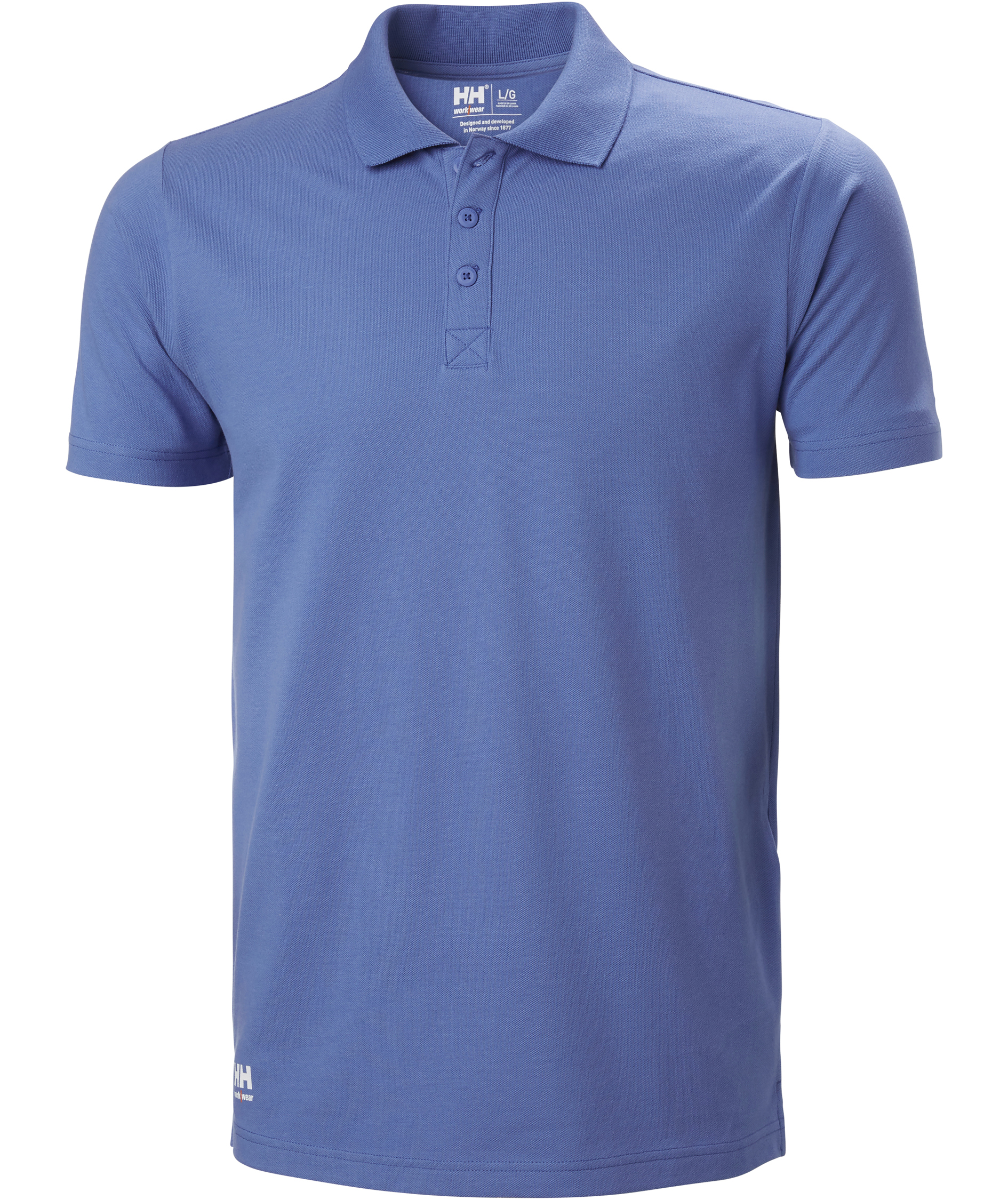 Helly Hansen Classic polo T-shirt, Stone Blue, Stone Blue, swatch