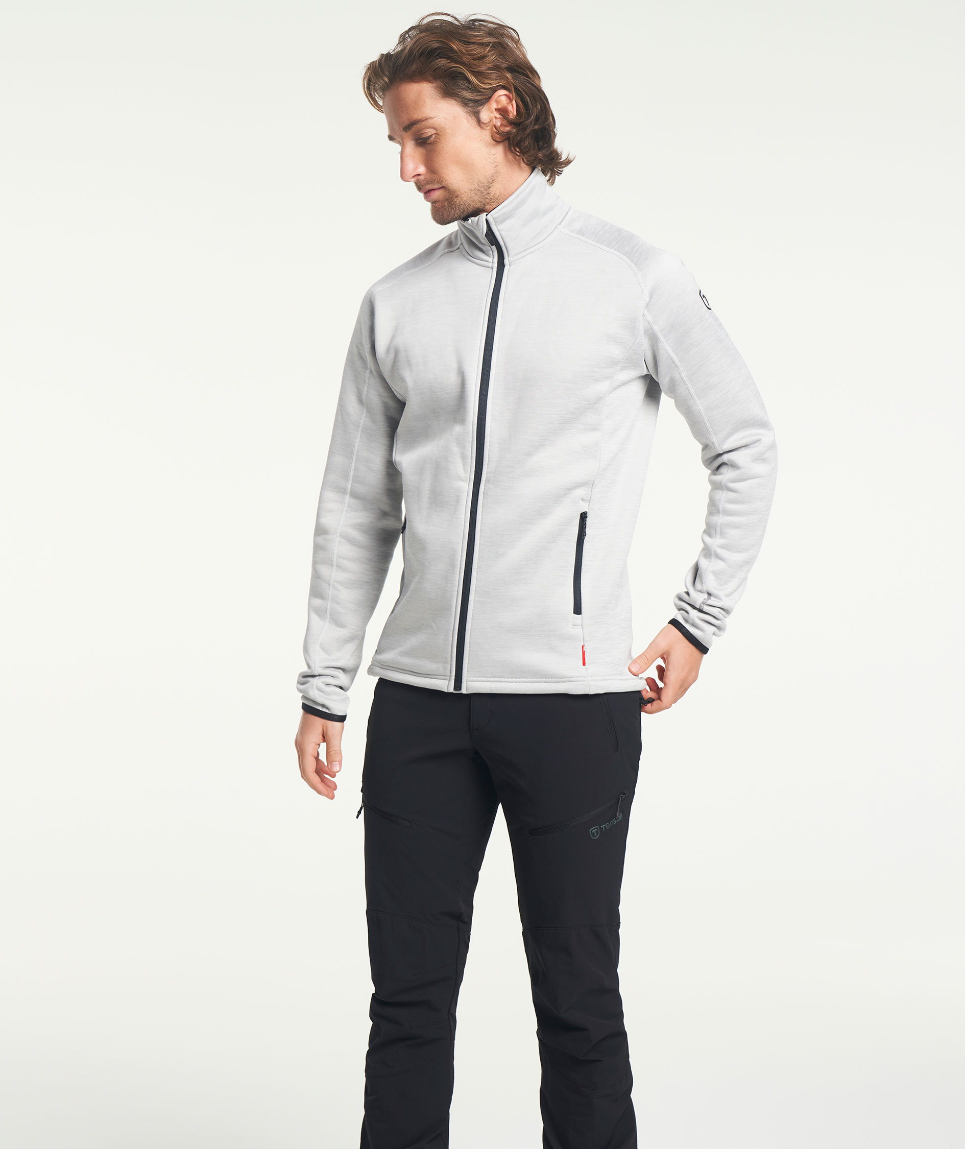 Tenson TXlite cardigan, Light Grey, large image number 6