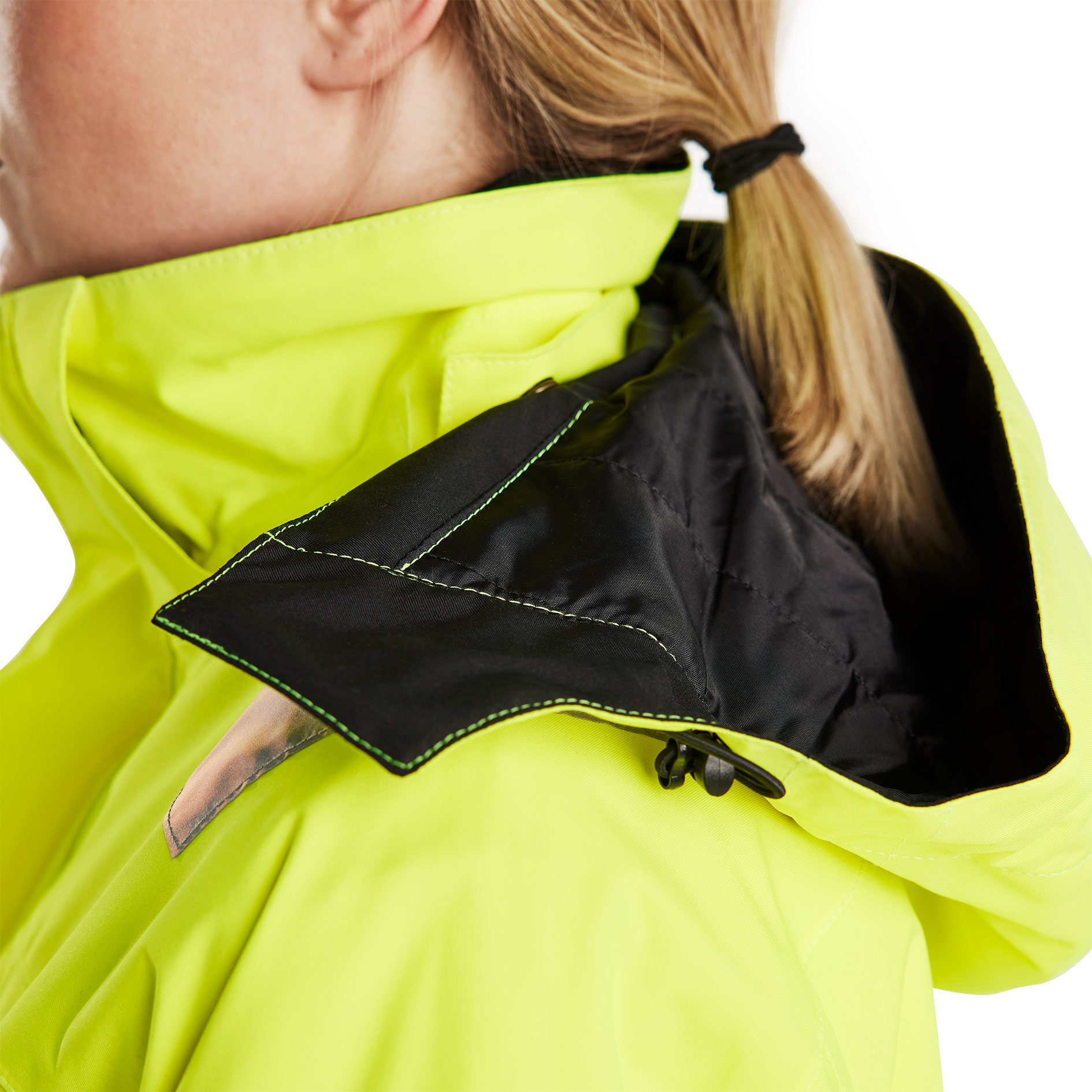 Bl&aring;kl&auml;der vinterjacka dam, Varsel Gul/Svart, large image number 7