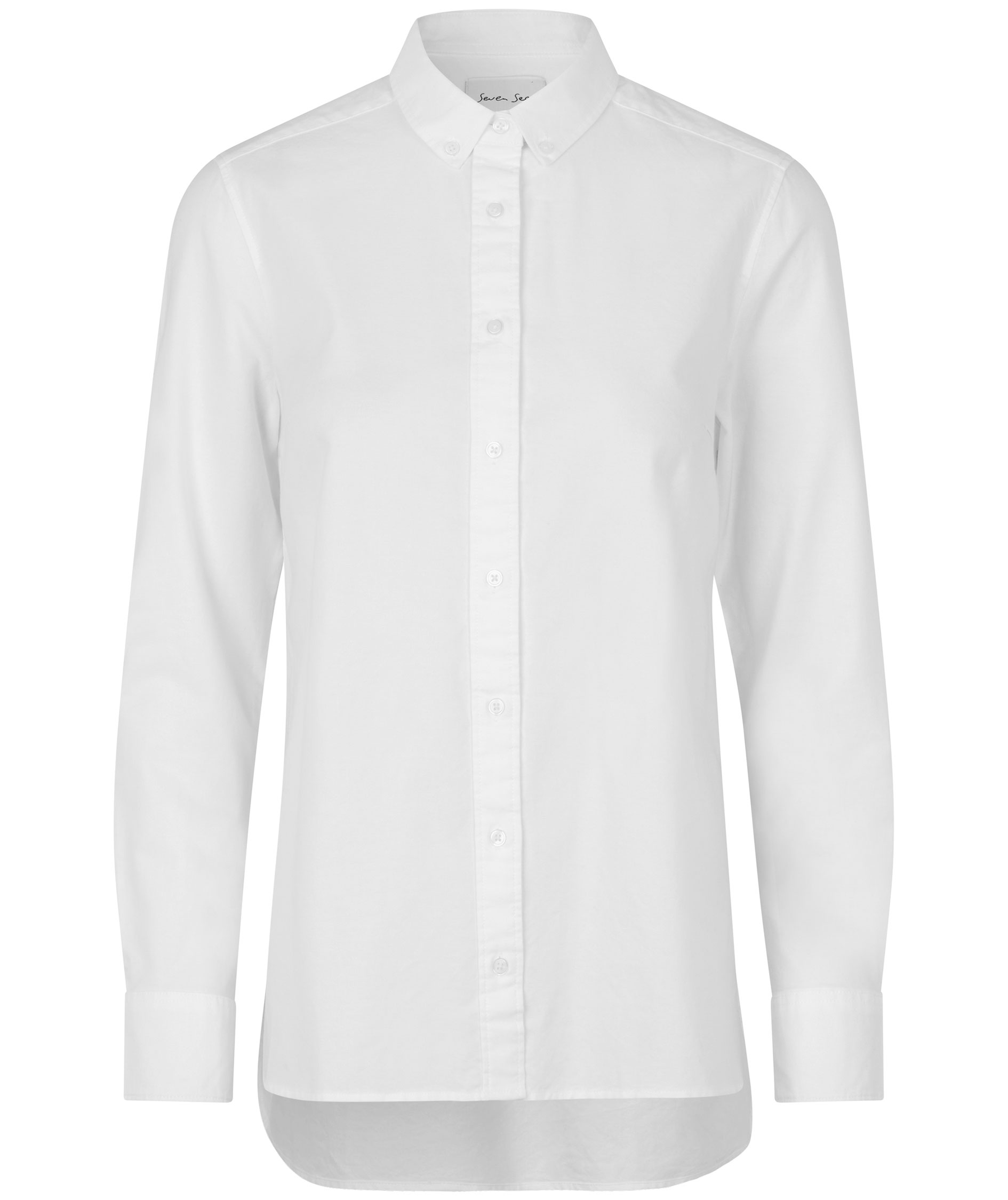 Seven Seas Oxford women's long Modern fit shirt, White, White, swatch