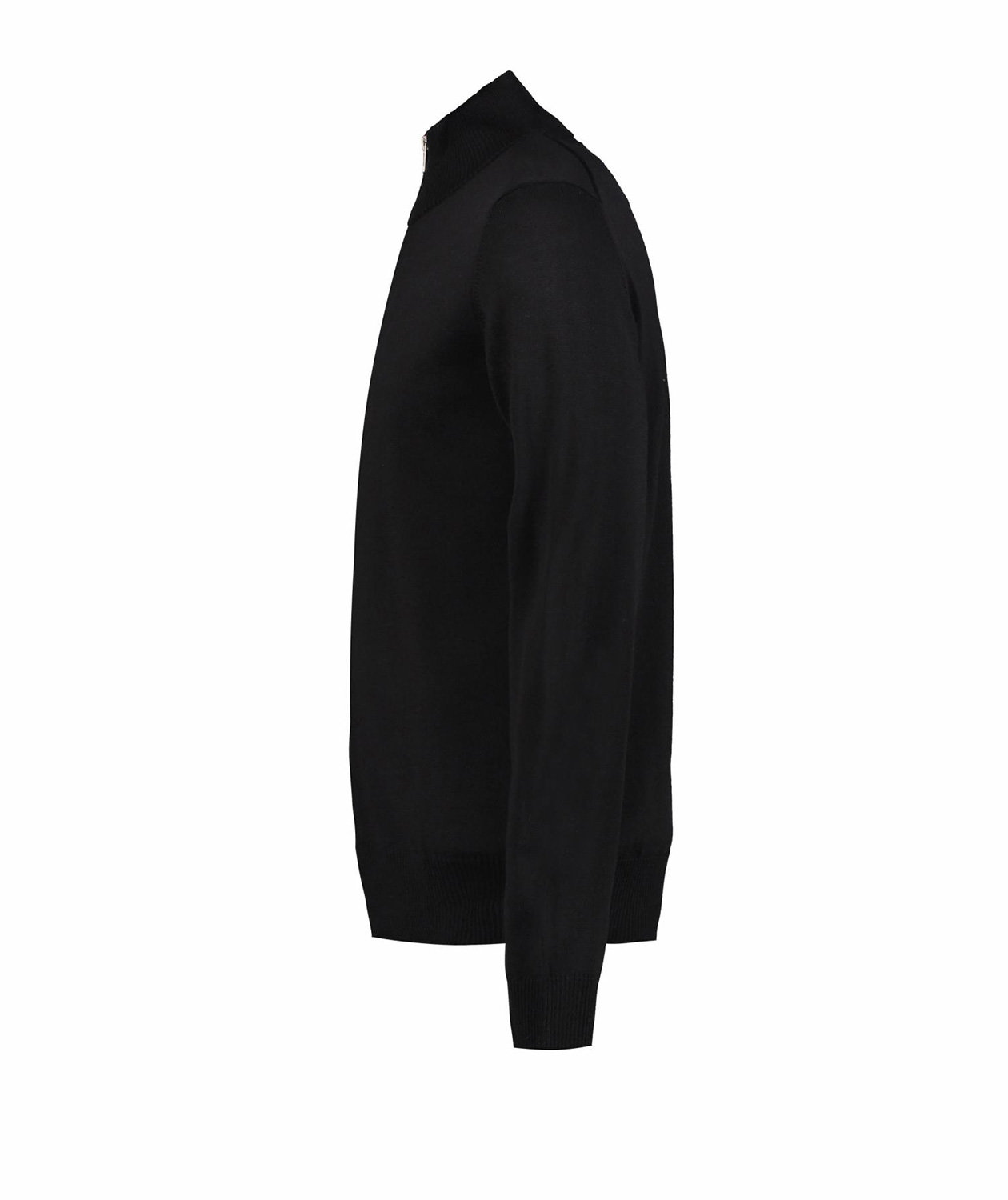 Seven Seas Strickad cardigan med merinoull, Svart, large image number 2