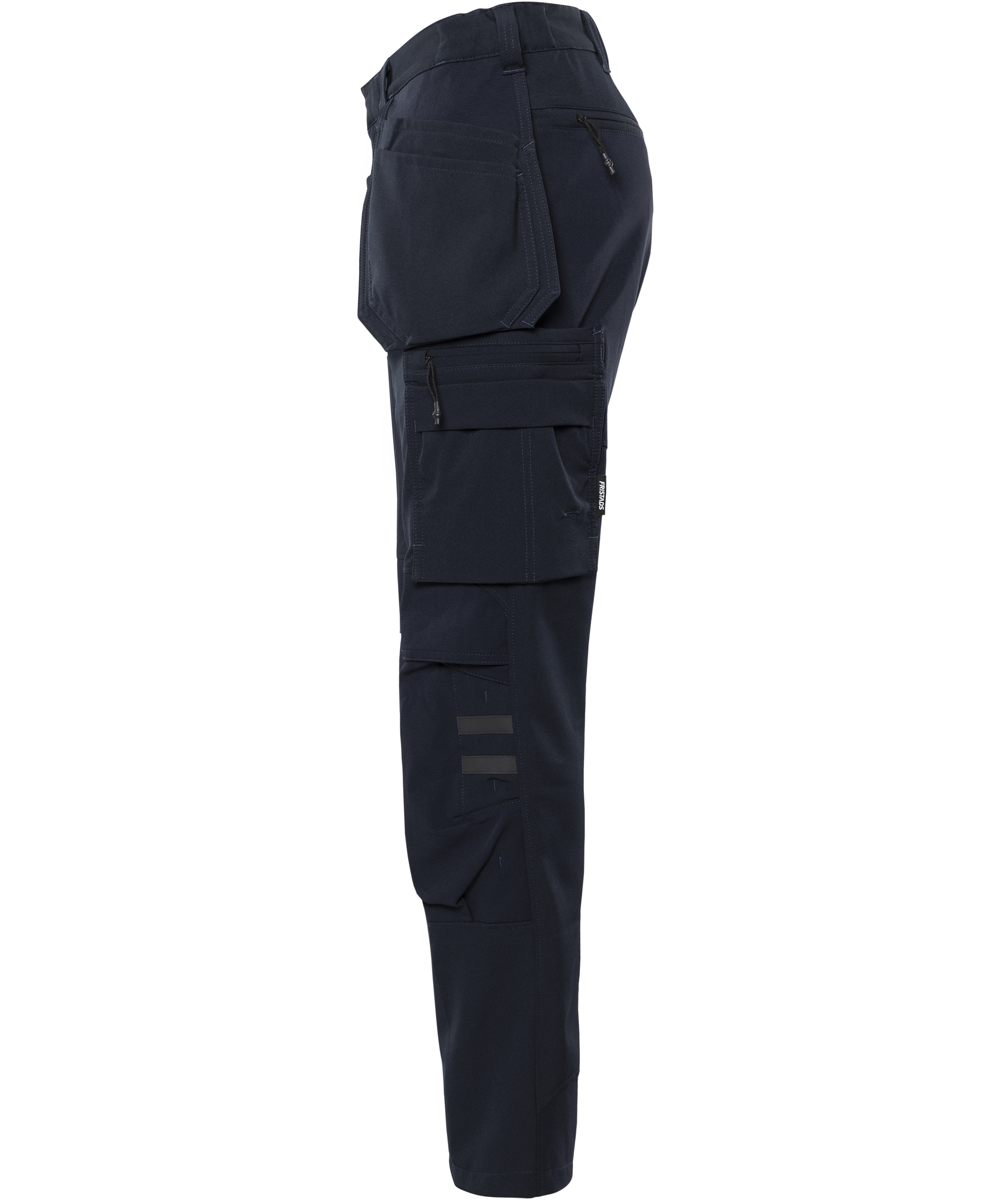 Fristads dame h&aring;ndverksbukse 2599 LWS full stretch, M&oslash;rk Marine, large image number 3