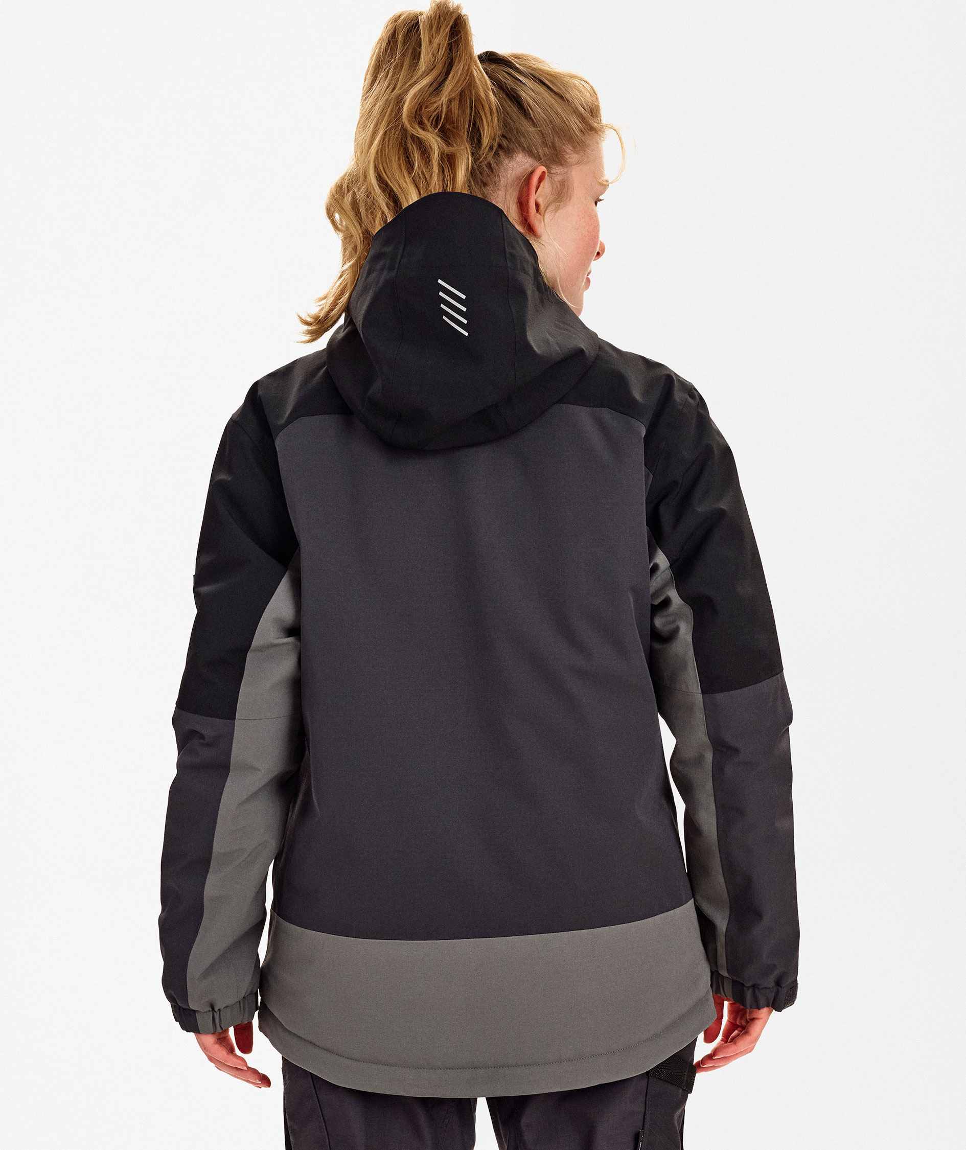 Engel Entire dame vinterjakke, Anthracite Grey/Black, large image number 4