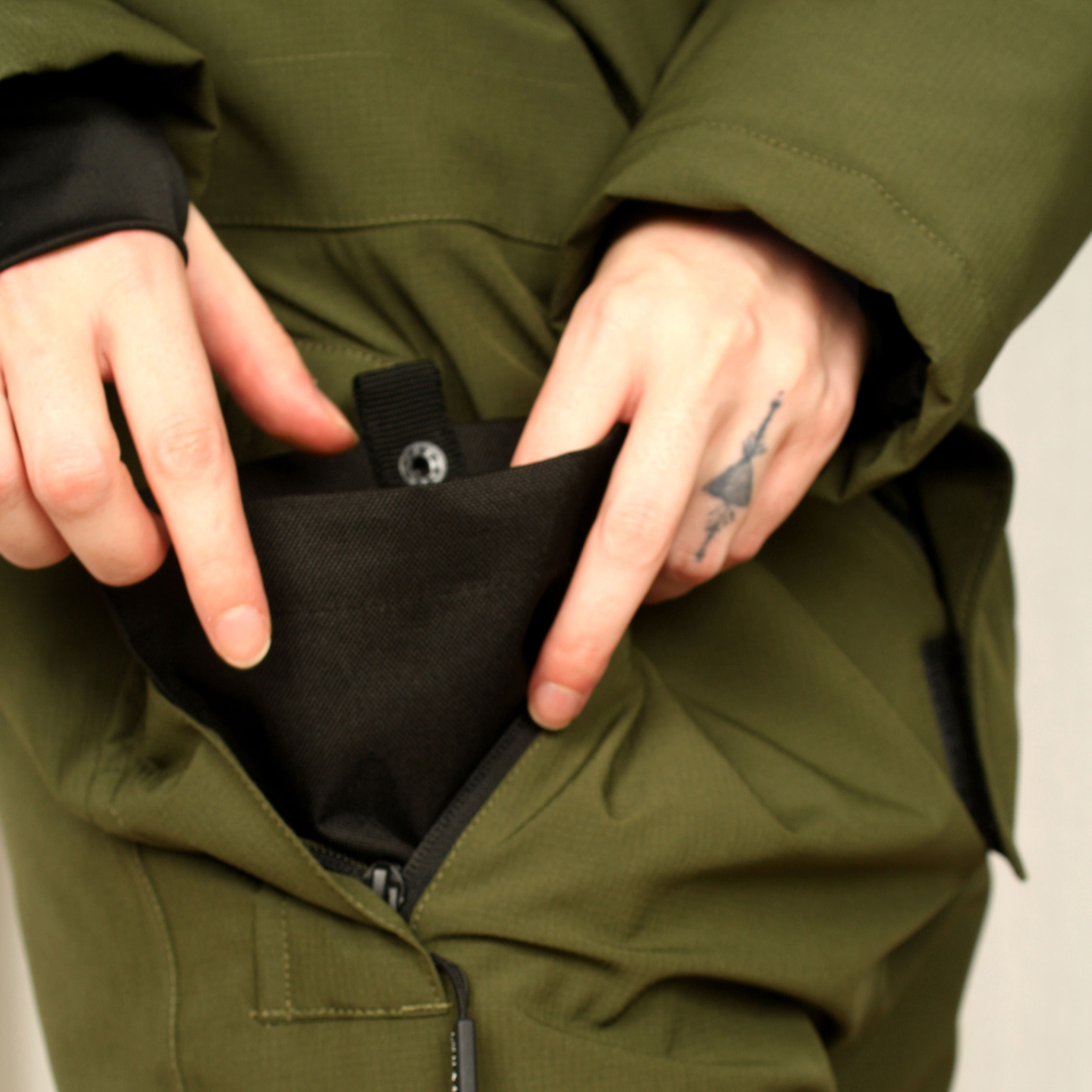 Lyngs&oslash;e dame vinter jumpsuit full stretch, Gr&oslash;nn, large image number 7