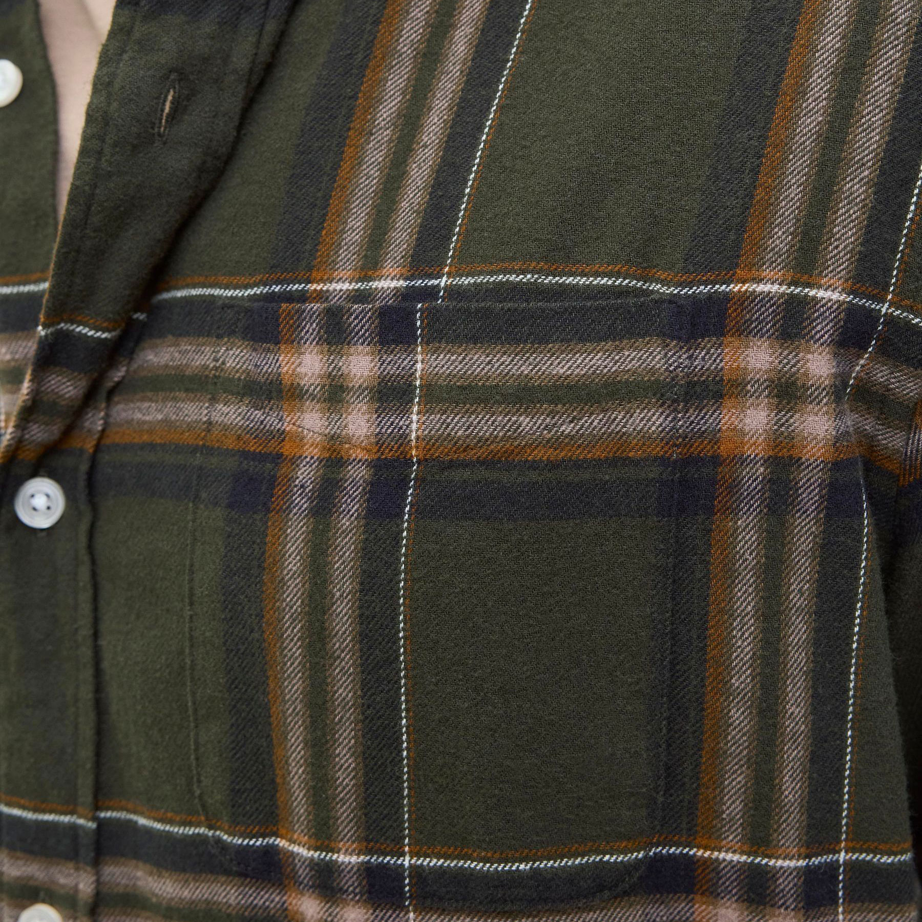 Jack & Jones Plus JJECLASSIC Check Flanellhemd, Rosin