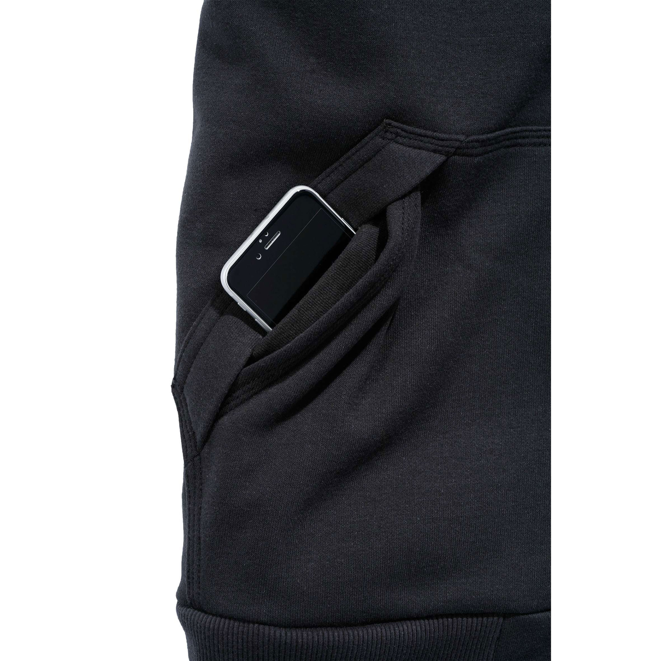 Carhartt Midweight huvtr&ouml;ja, Black, large image number 6