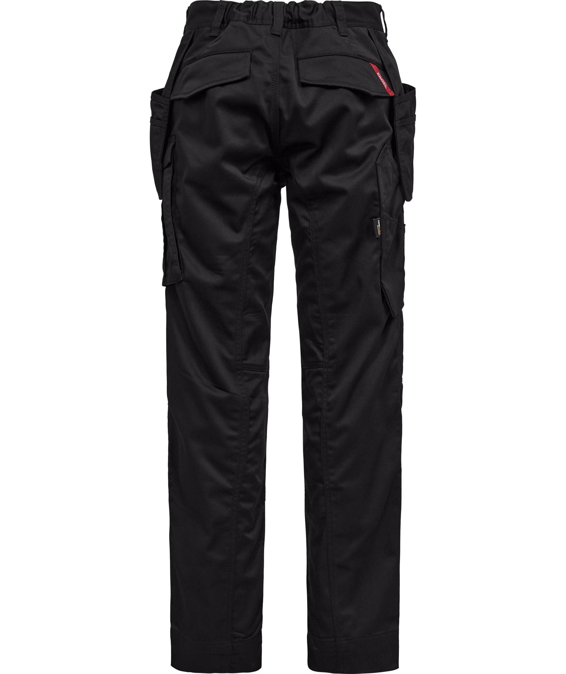Engel Extend hantverksbyxa, Svart, large image number 1