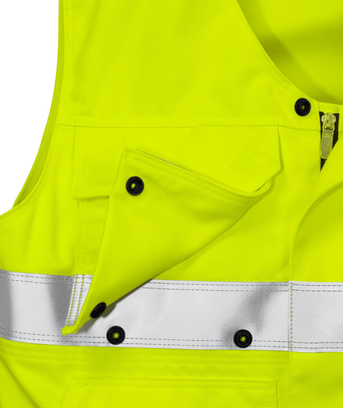 Fristads Flamestat vest 5075, Hi-Vis Yellow, large image number 2