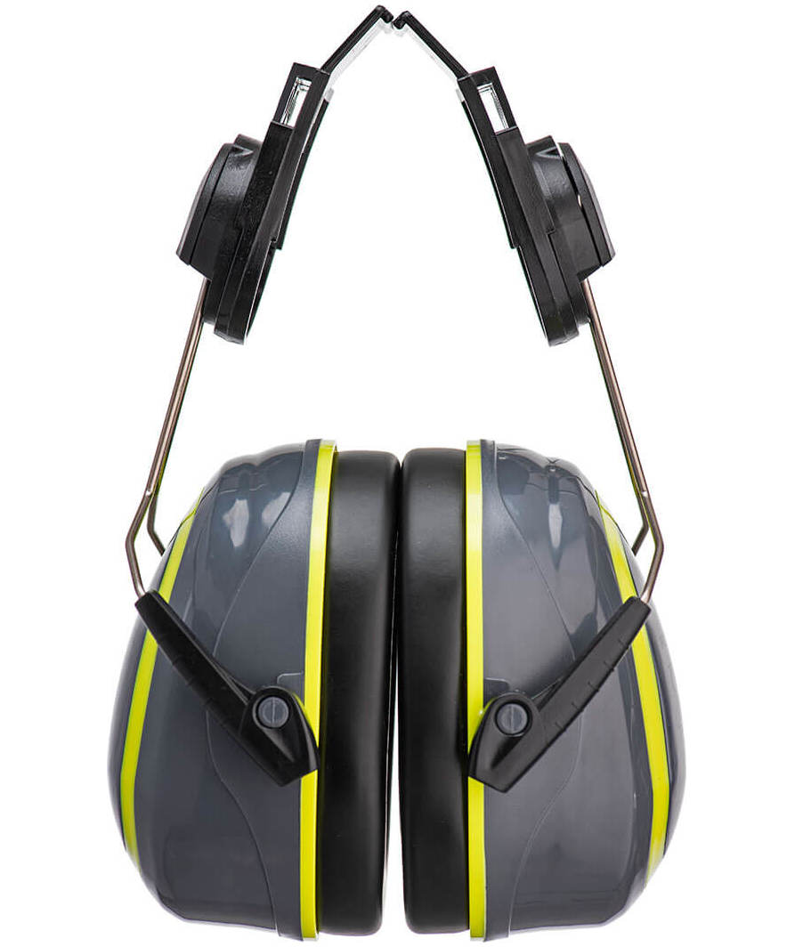 Portwest PW76 HV Extreme clip-on h&ouml;rselk&aring;por, Gr&aring;/Gul