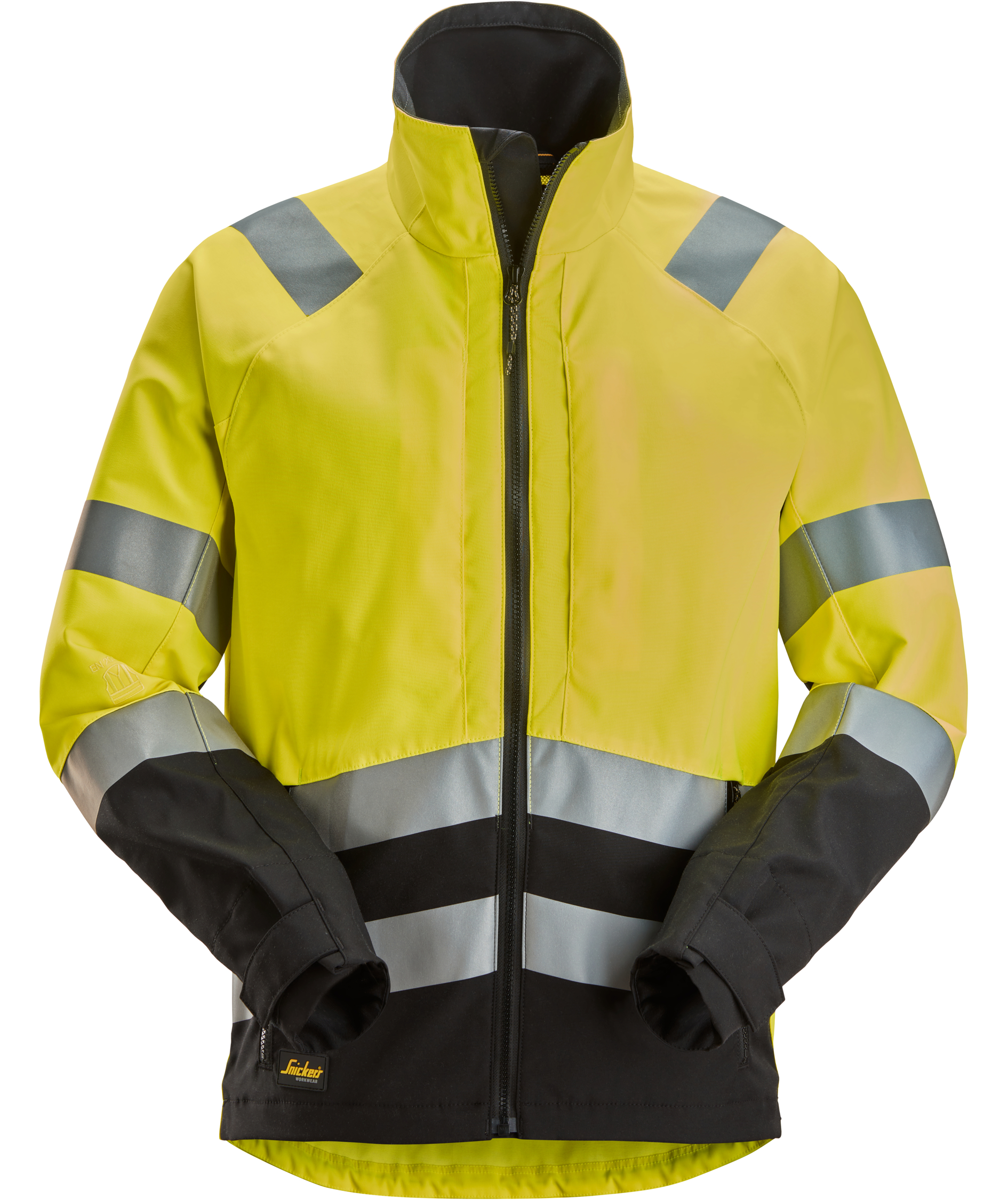 Snickers Arbeitsjacke 1532, Hi-vis Gelb/Schwarz, Hi-vis Gelb/Schwarz, swatch